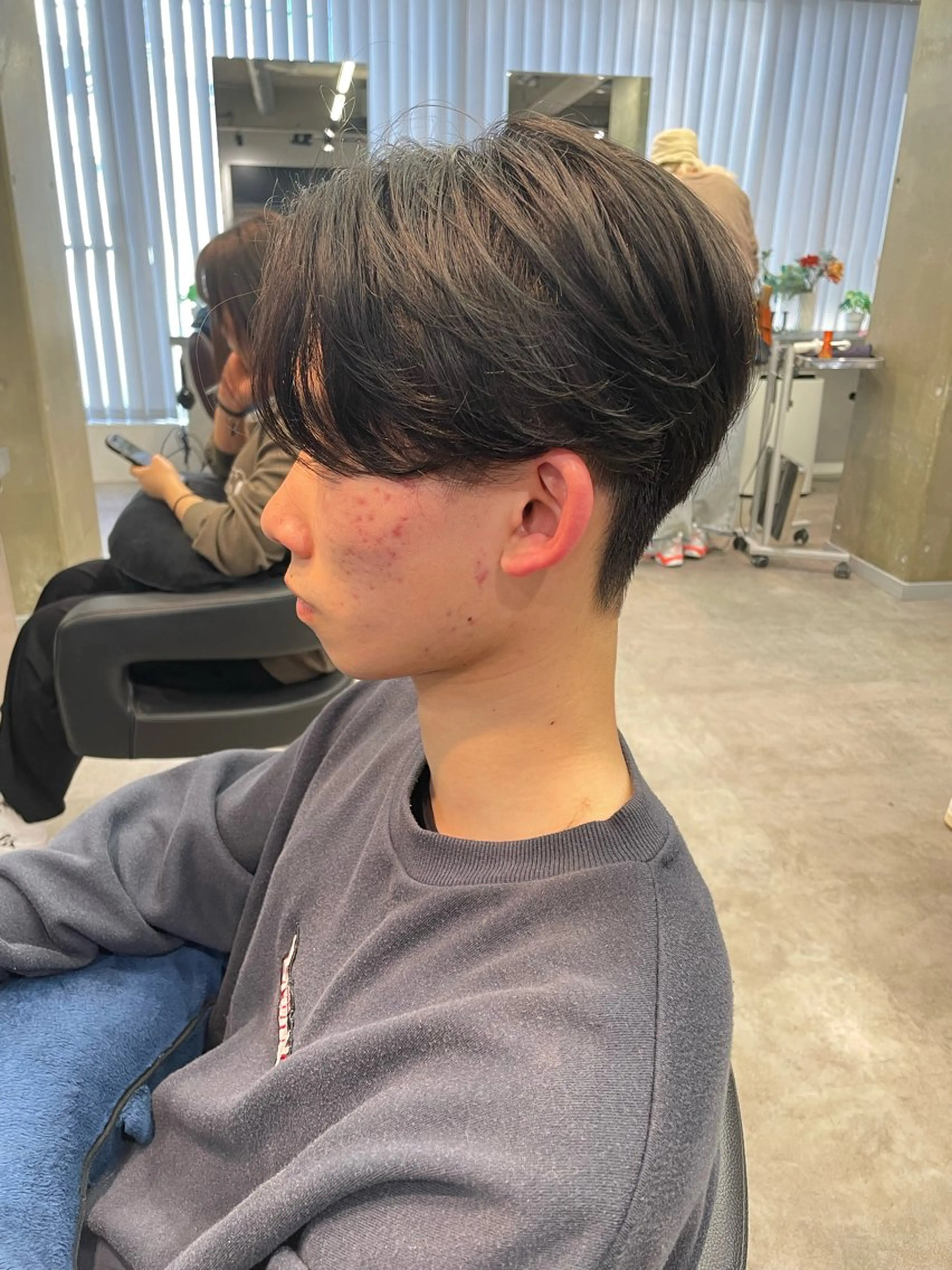 🌟【メンズセンターパート限定クーポン】✨Men's骨格矯正カット✨➕シャンプー🌟の写真