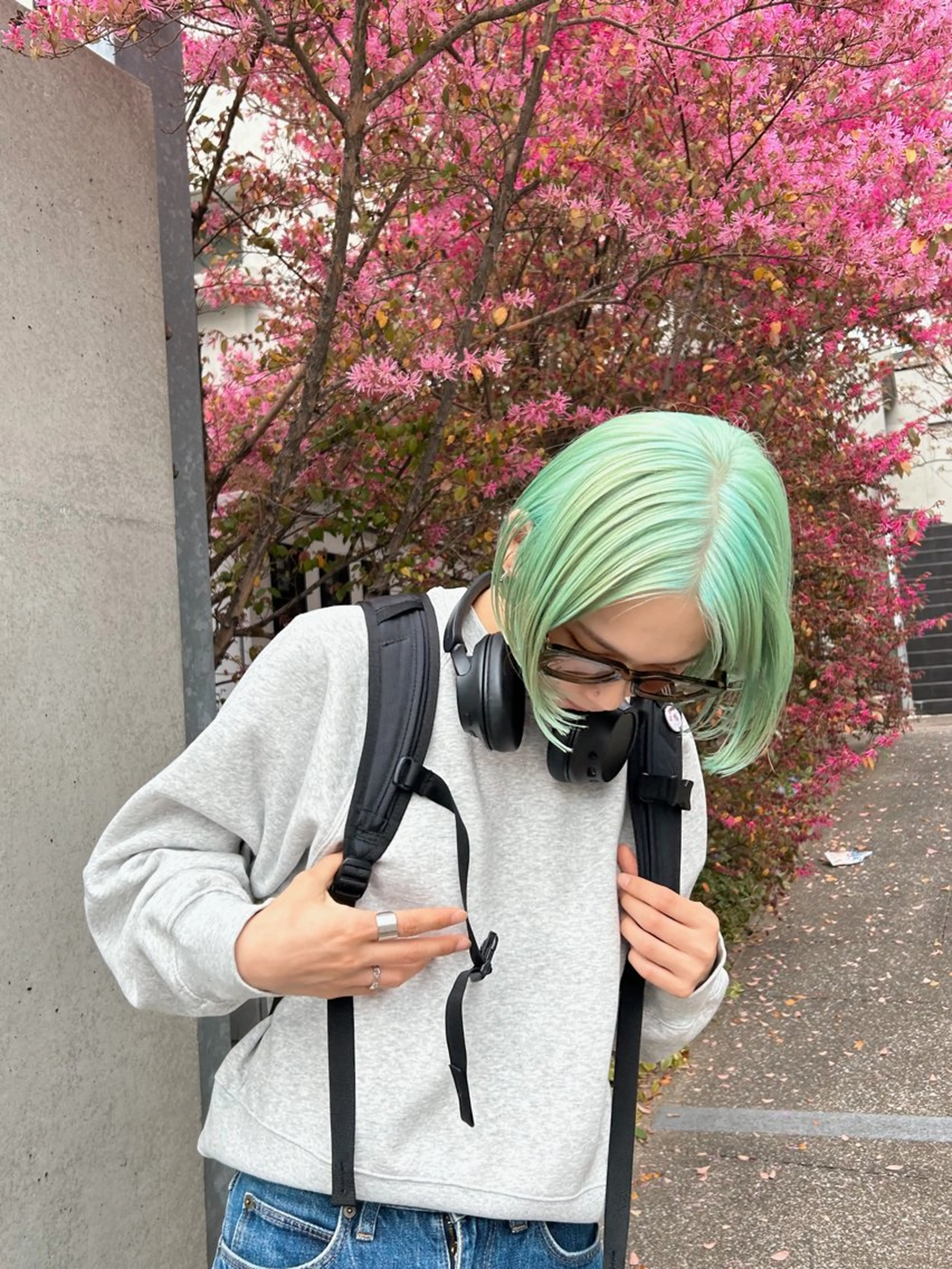 ショート カラー ハイトーンカラー ボブ DOULAQ所属・AKO .のヘアスタイル