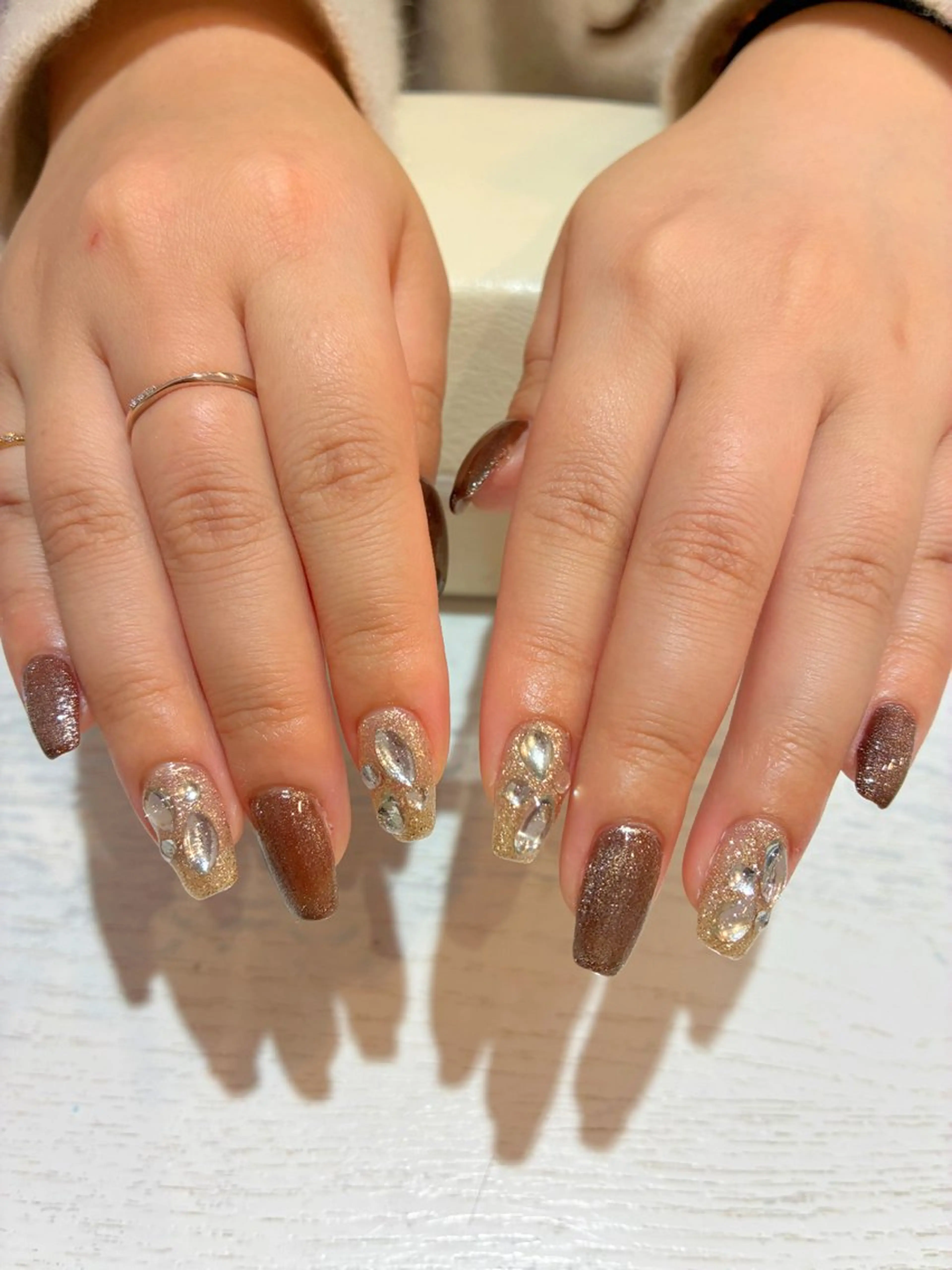 ネイル 持ち込み Nest 岩崎のネイルデザイン