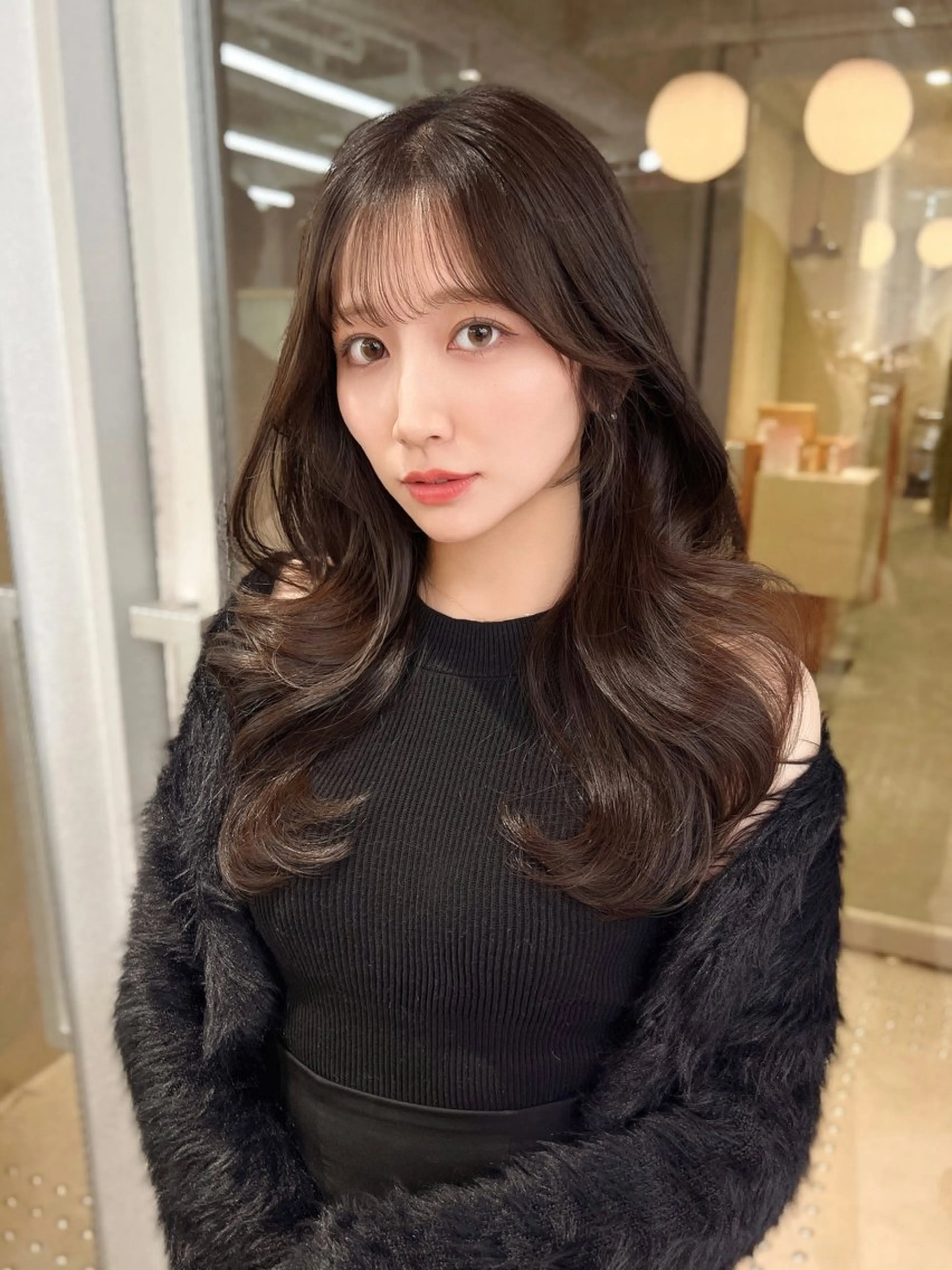 ロング カラー カット ヘアカラー トリートメント kumu 栄のヘアスタイル