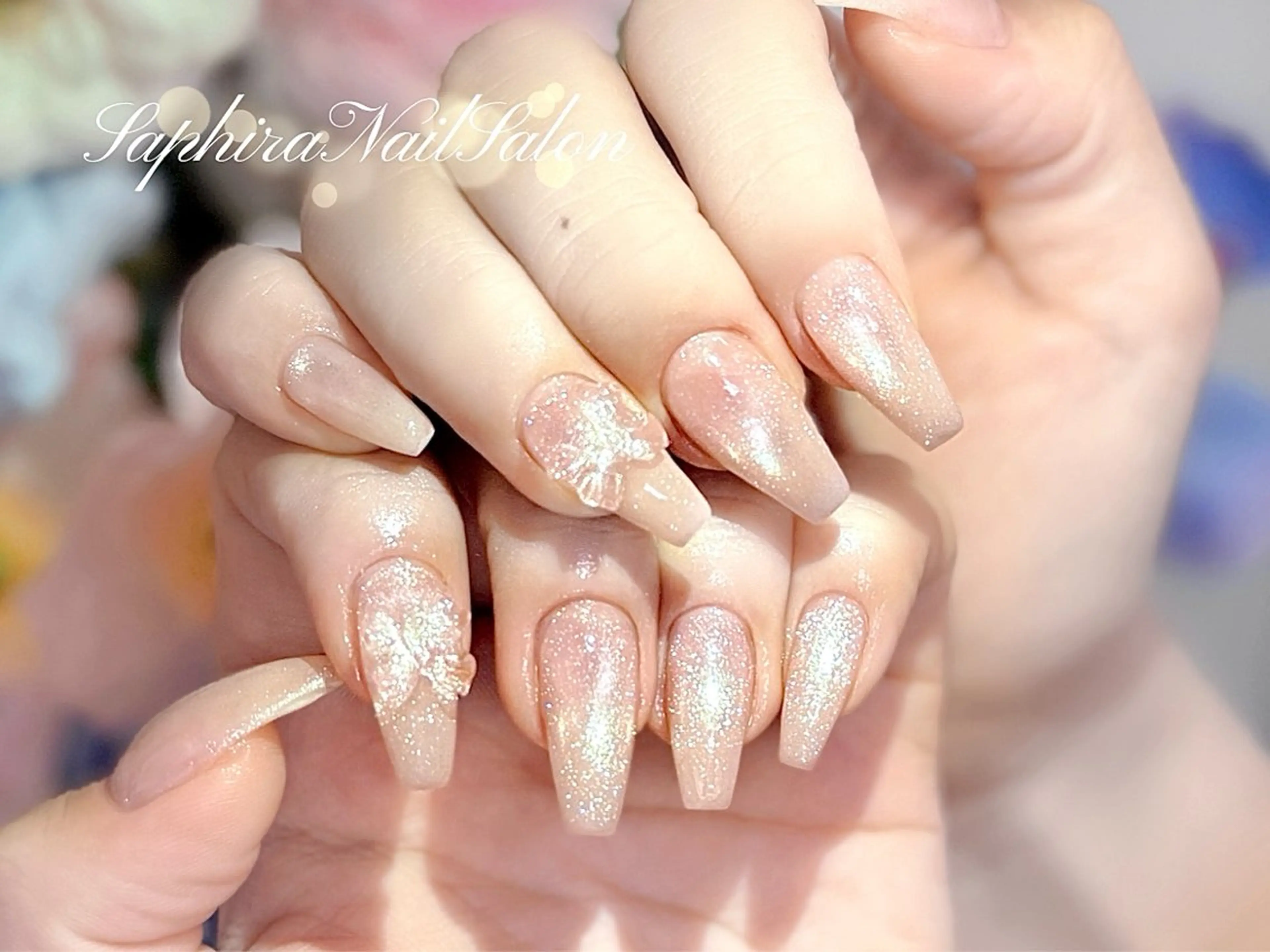 カラー ハンドネイル Saphiraネイル サロン錦糸町のネイルデザイン