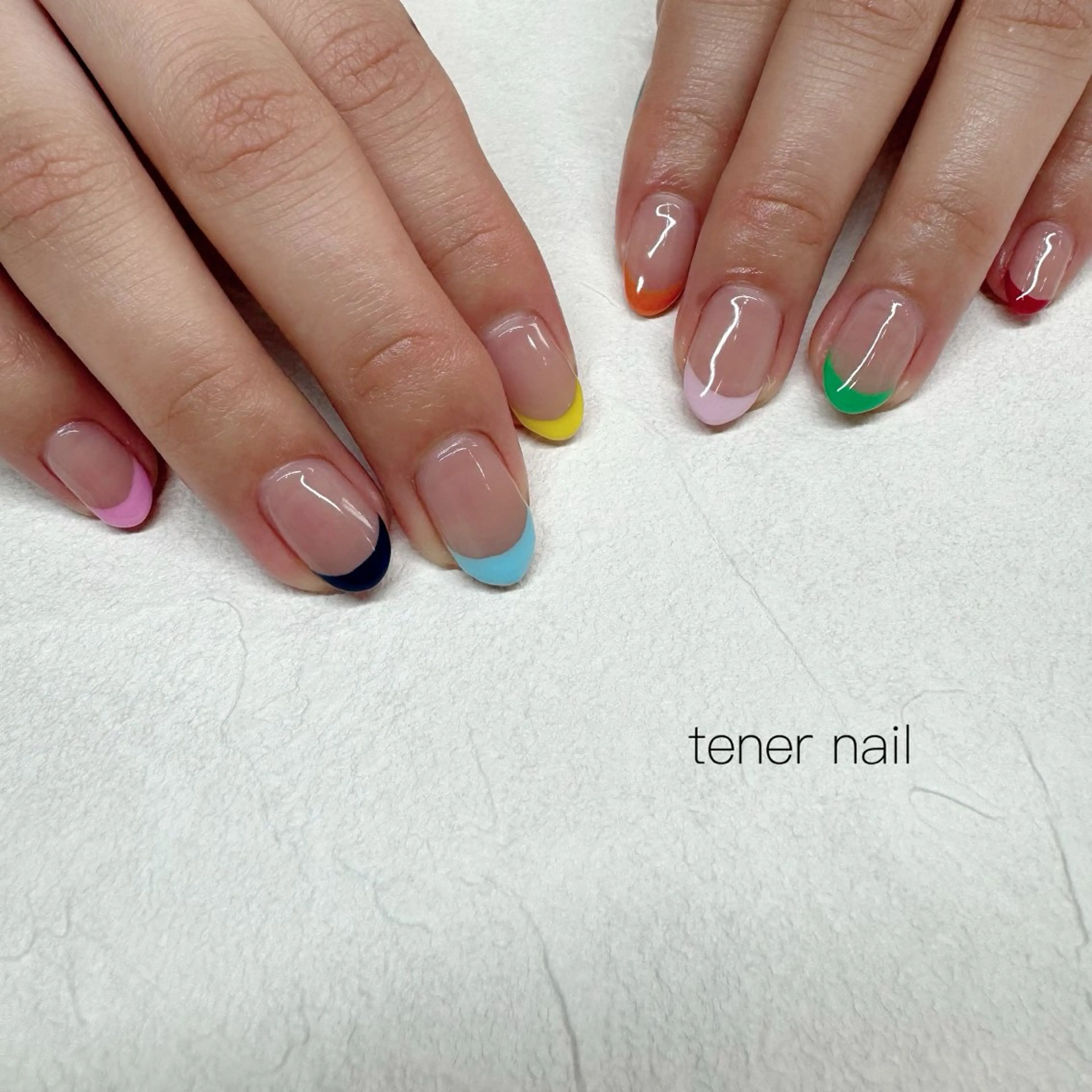 ネイル フレンチネイル ハンドネイル tener  nail  テネルネイル所属・テネルネイル tener nailのネイルデザイン