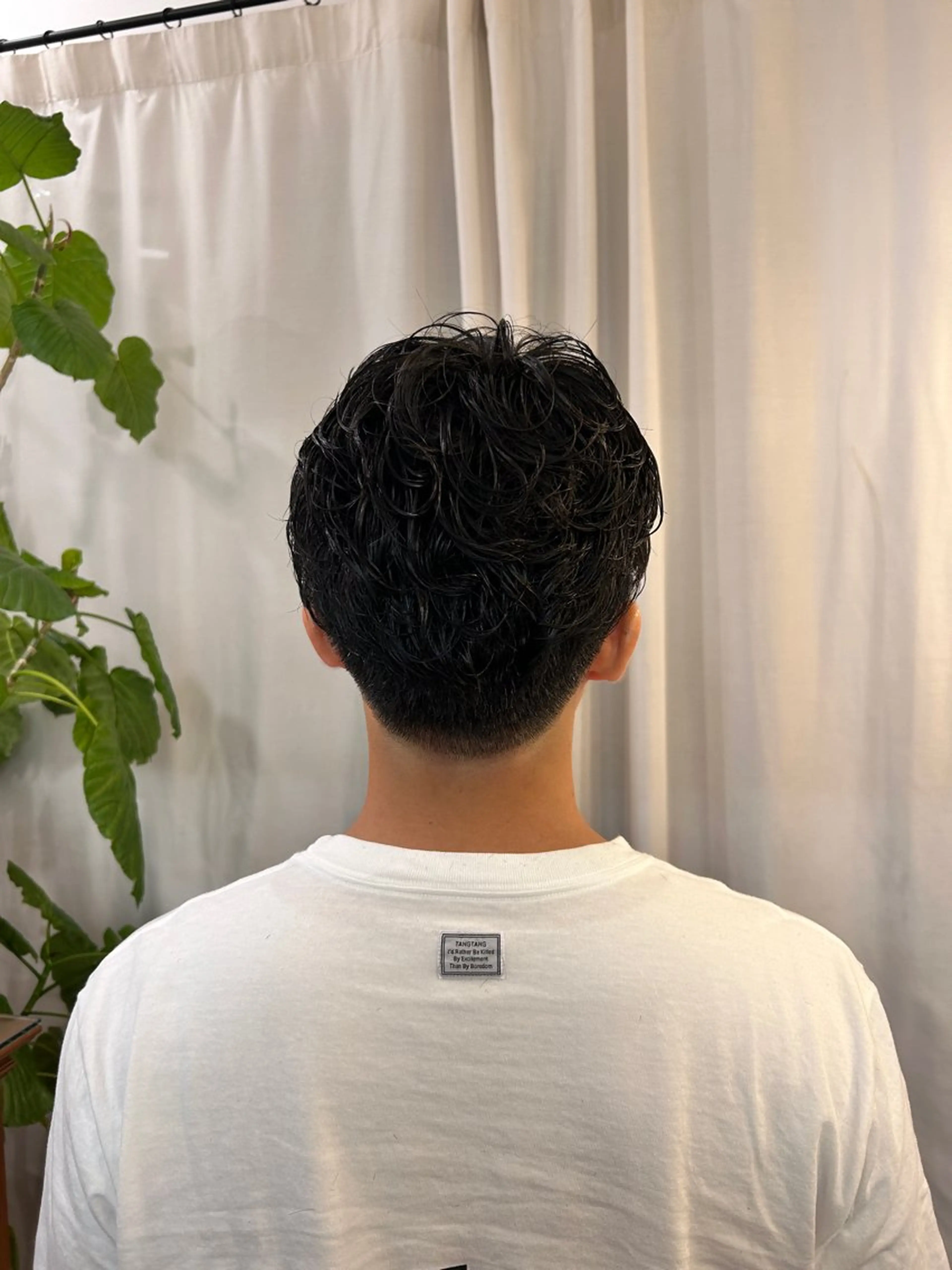 メンズコールドパーマの写真