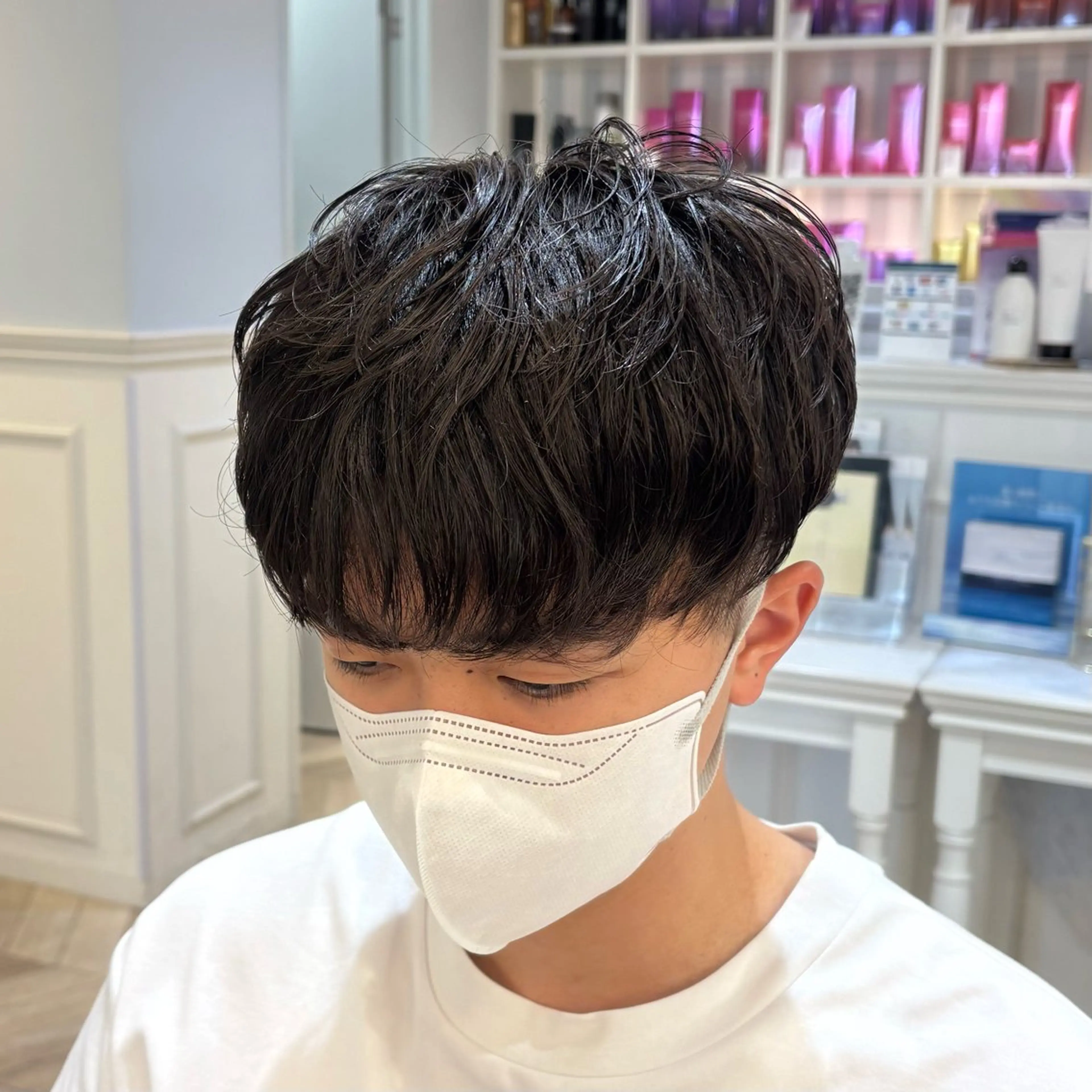 ショート パーマ メンズ カット パーマ NYNY 🌺Ruiのヘアスタイル