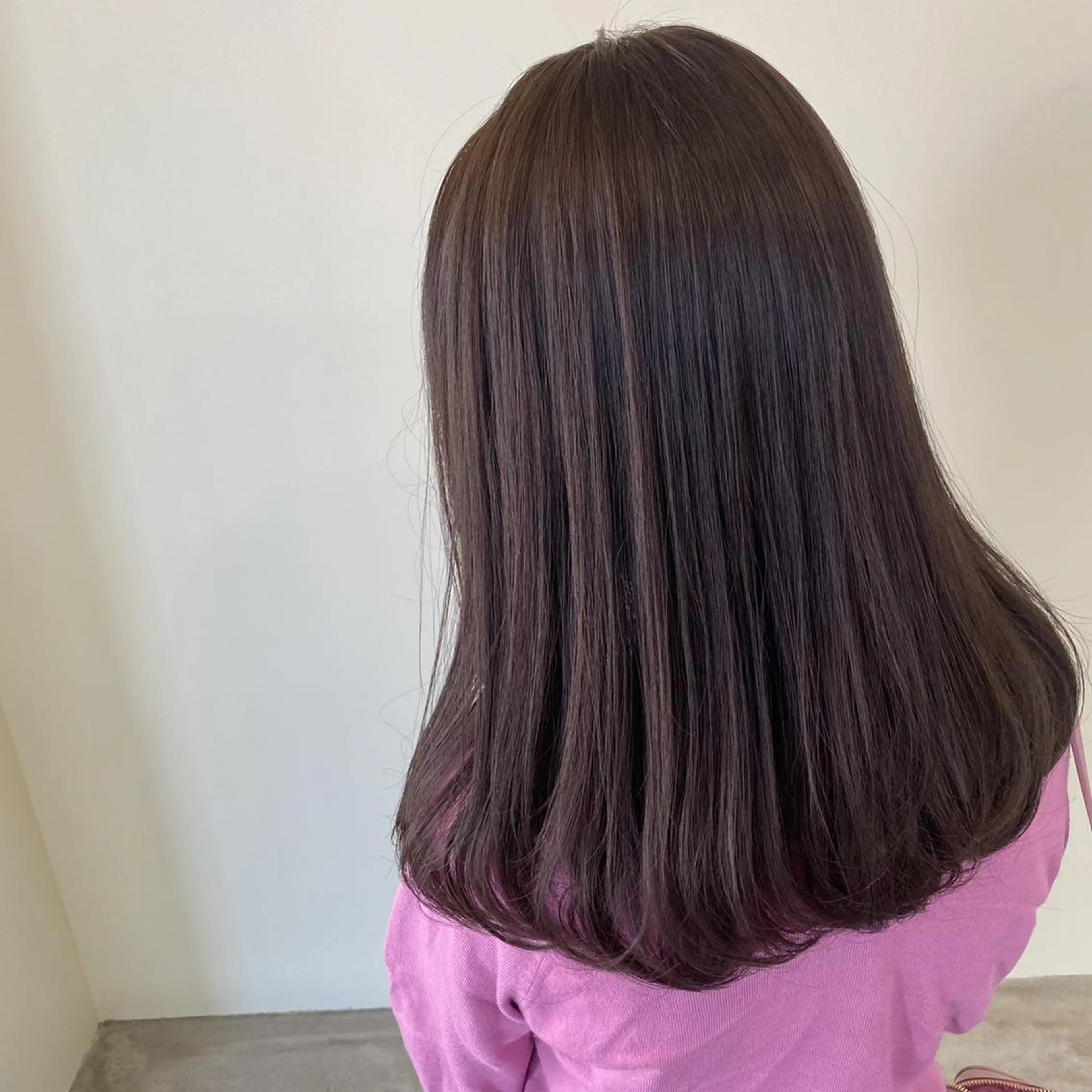 セミロング ヘアカラー beauty: beast 大名店のヘアスタイル