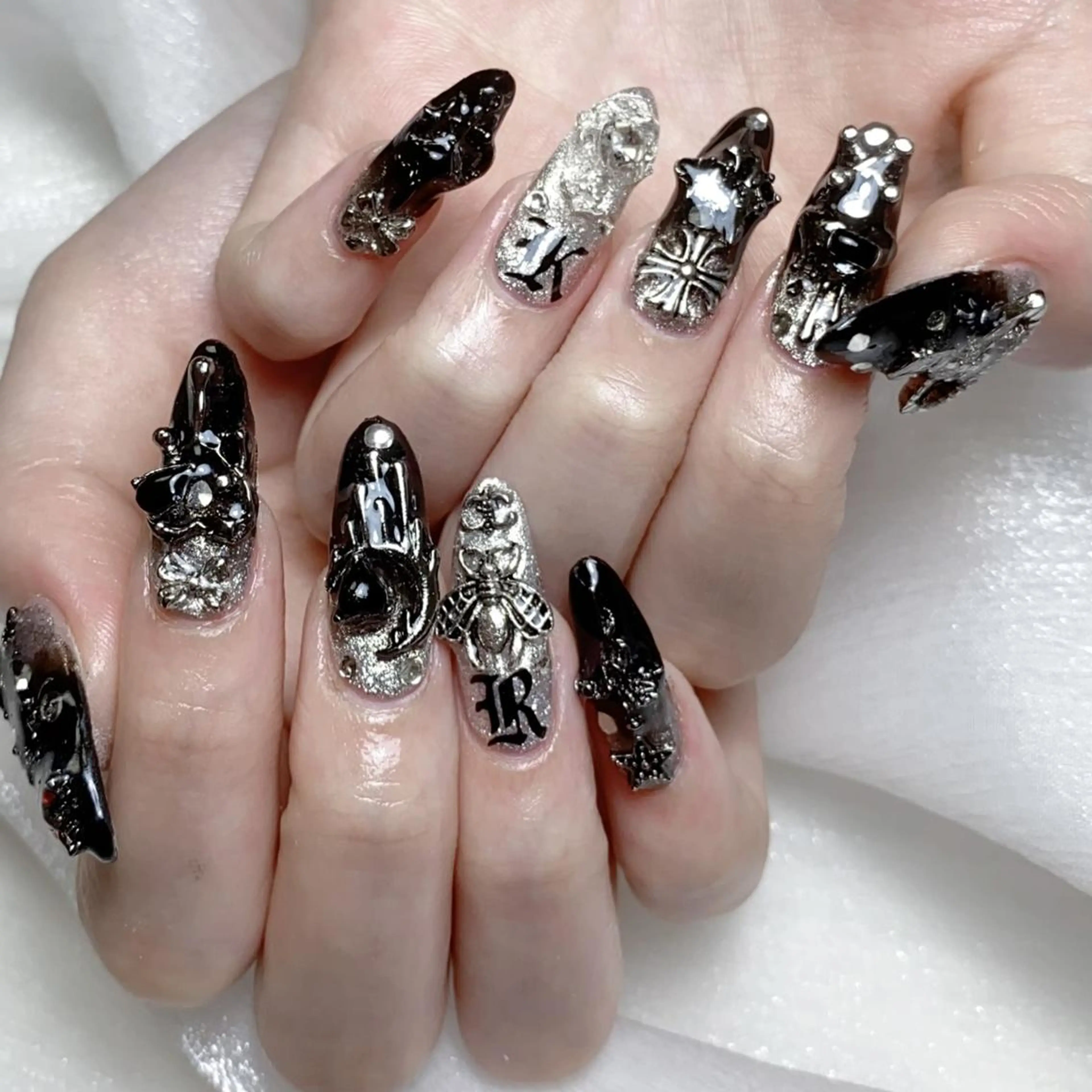 メンズ キッズ ネイル 持ち込み ハンドネイル Nail salon 木にいるのネイルデザイン