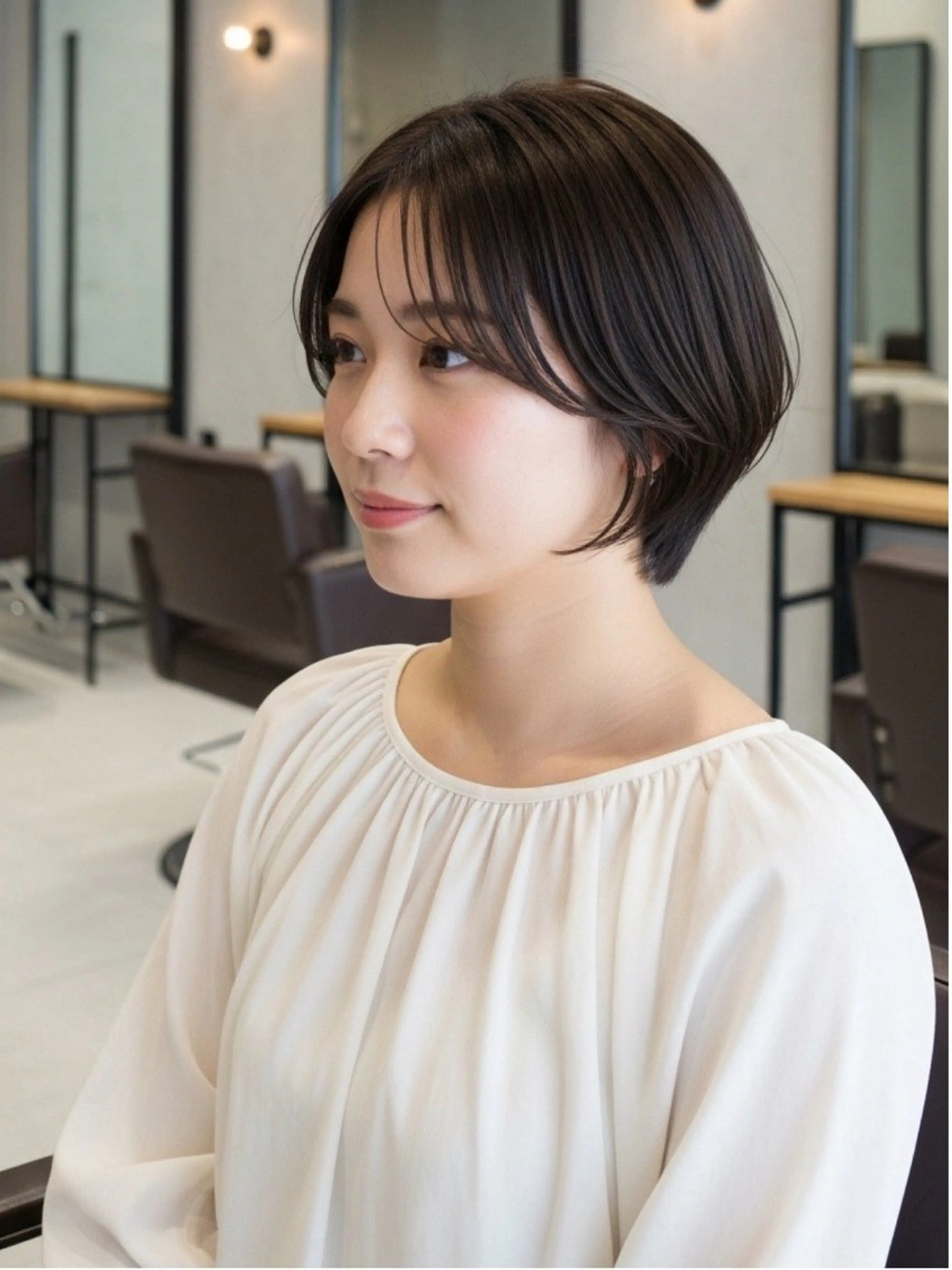 ショート 似合わせボブ✖️ 韓国レイヤー✨小関のヘアスタイル