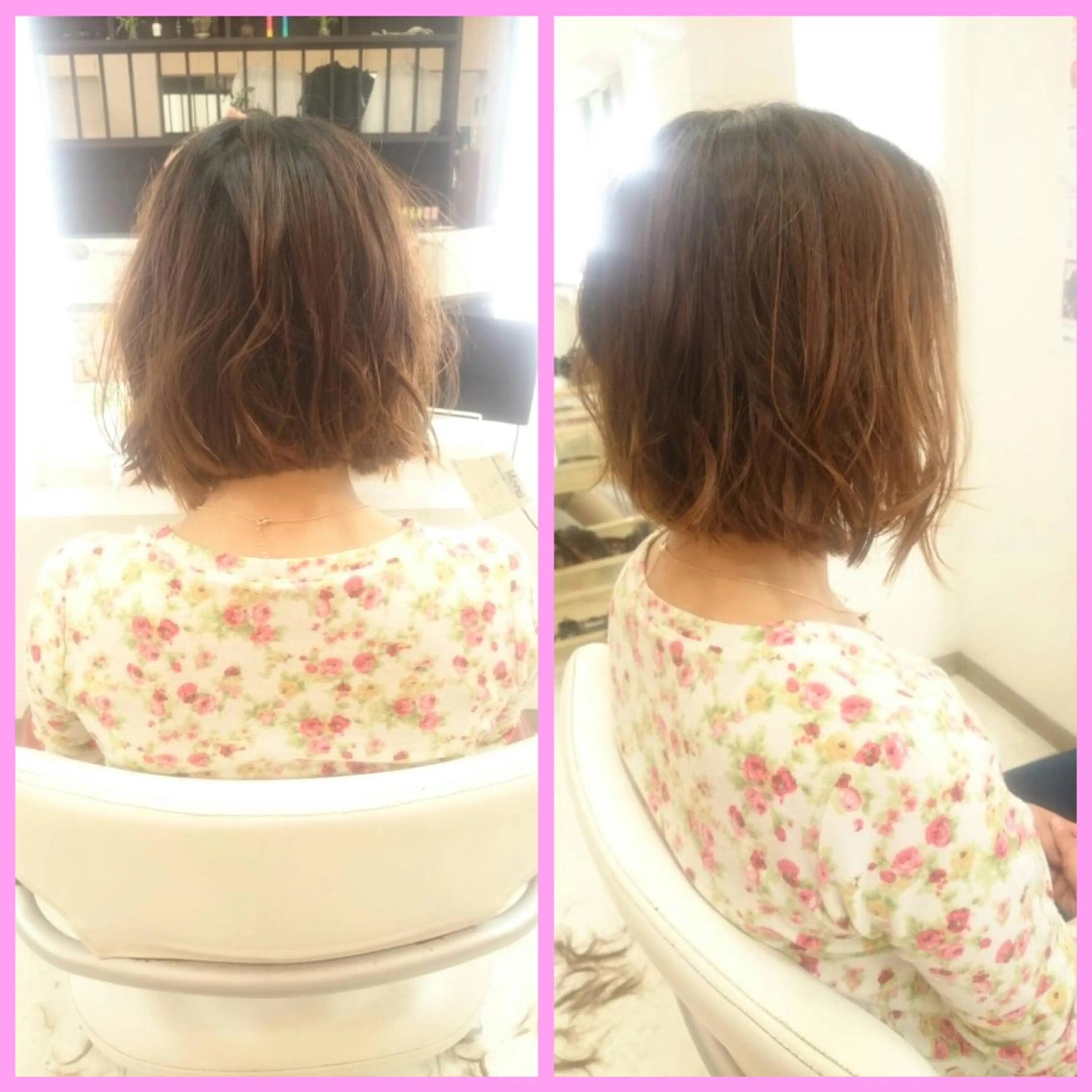 ショート 前下がりボブ ボブ Hair VERDEのヘアスタイル