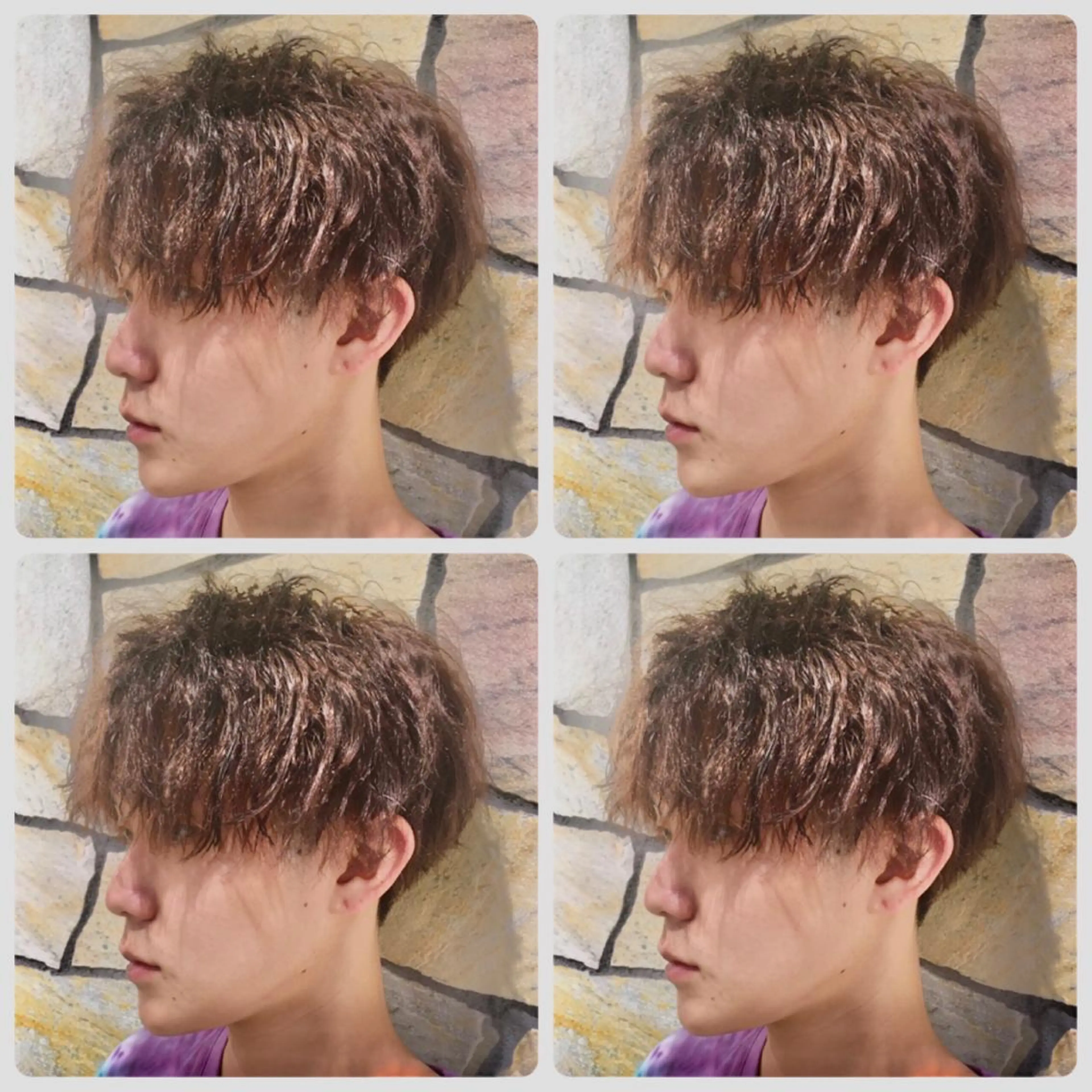 パーマ メンズ カット パーマ トリートメント ヘアセット ✨髪質改善特化サロン ✨グシユキヤ✨のヘアスタイル