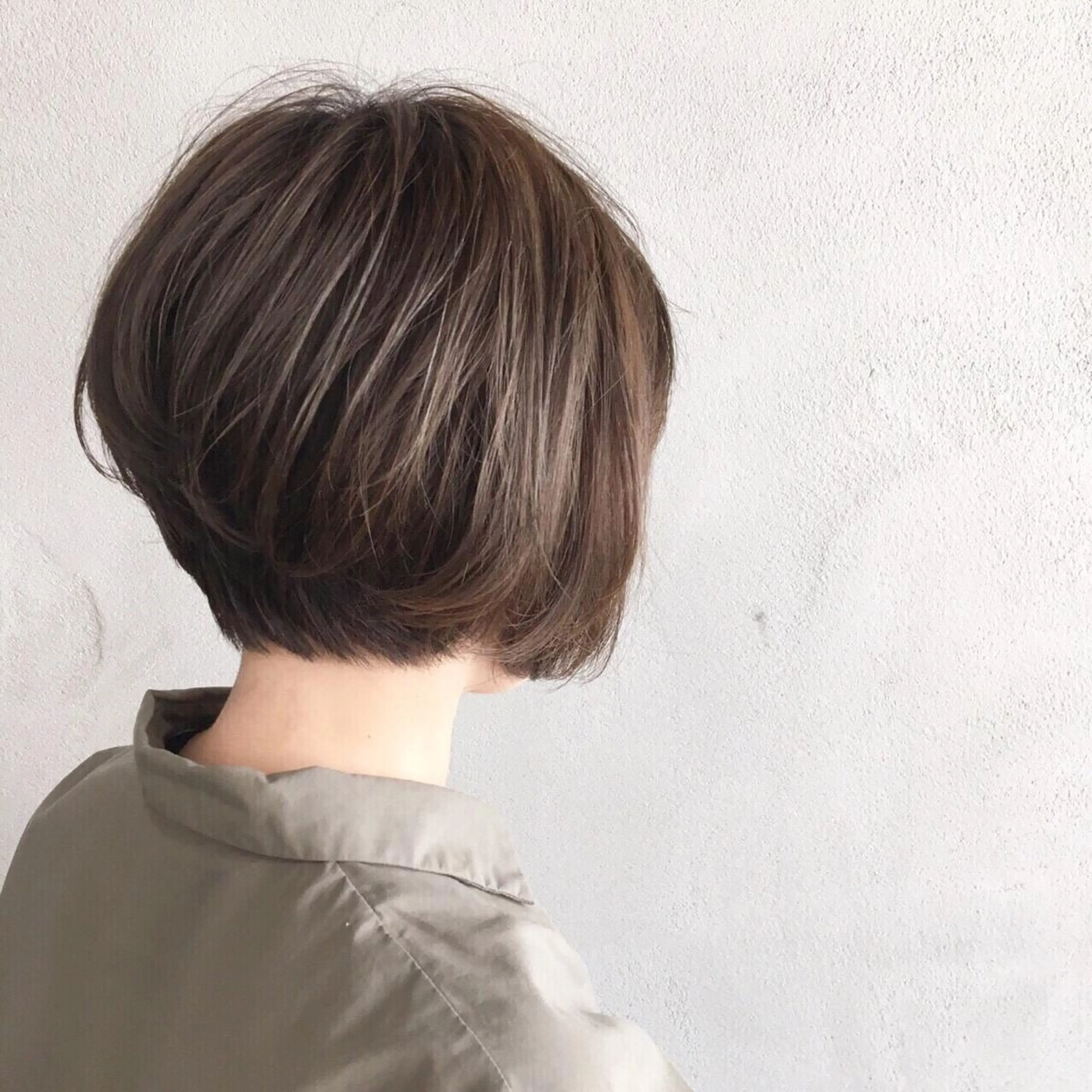 ショート カラー ショートボブ ボブ ショートヘア ボブ/ショート/ 白髪染め/メンズ葛西のヘアスタイル