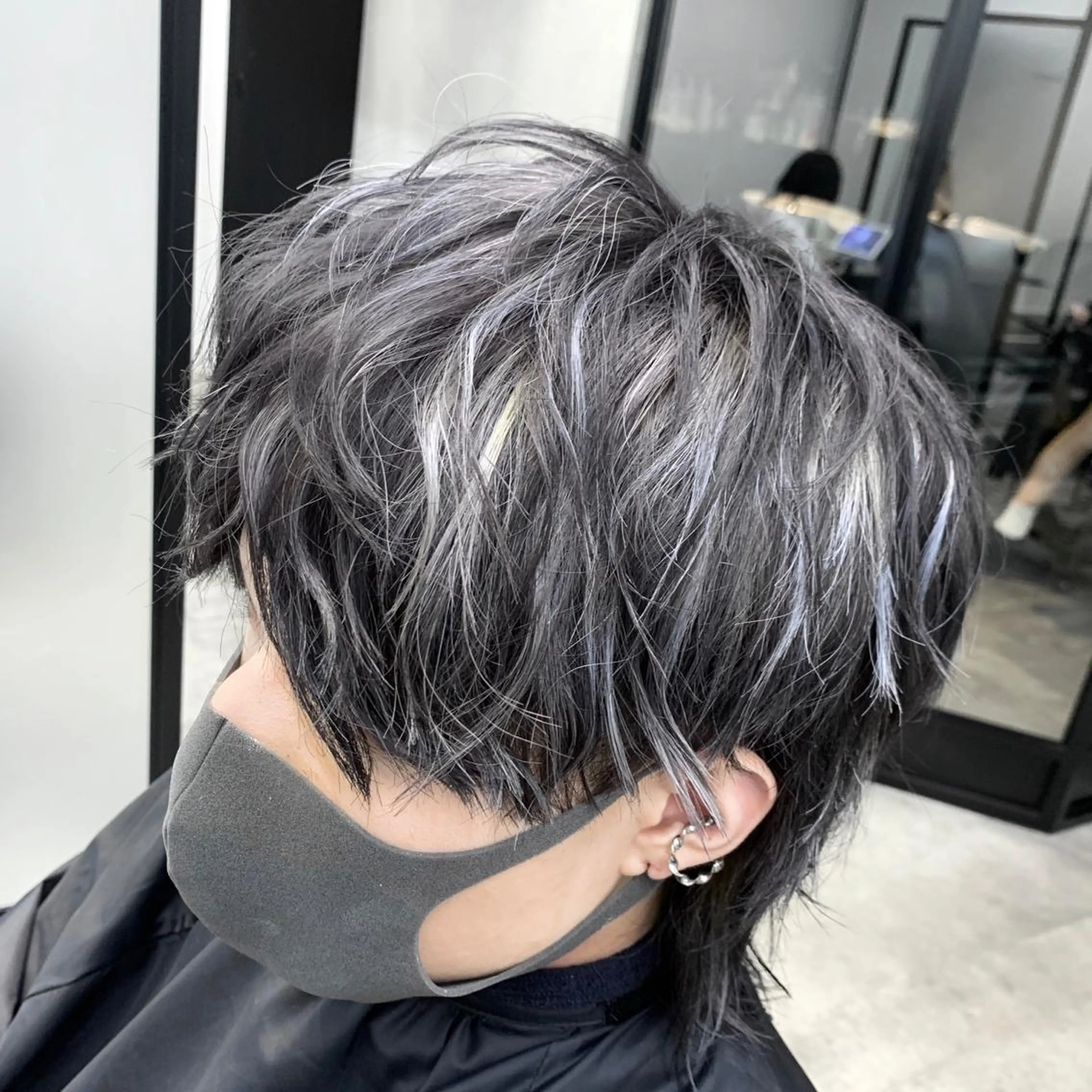 カラー メンズ ヘアカラー 及川シゲル 髪質改善講師のヘアスタイル