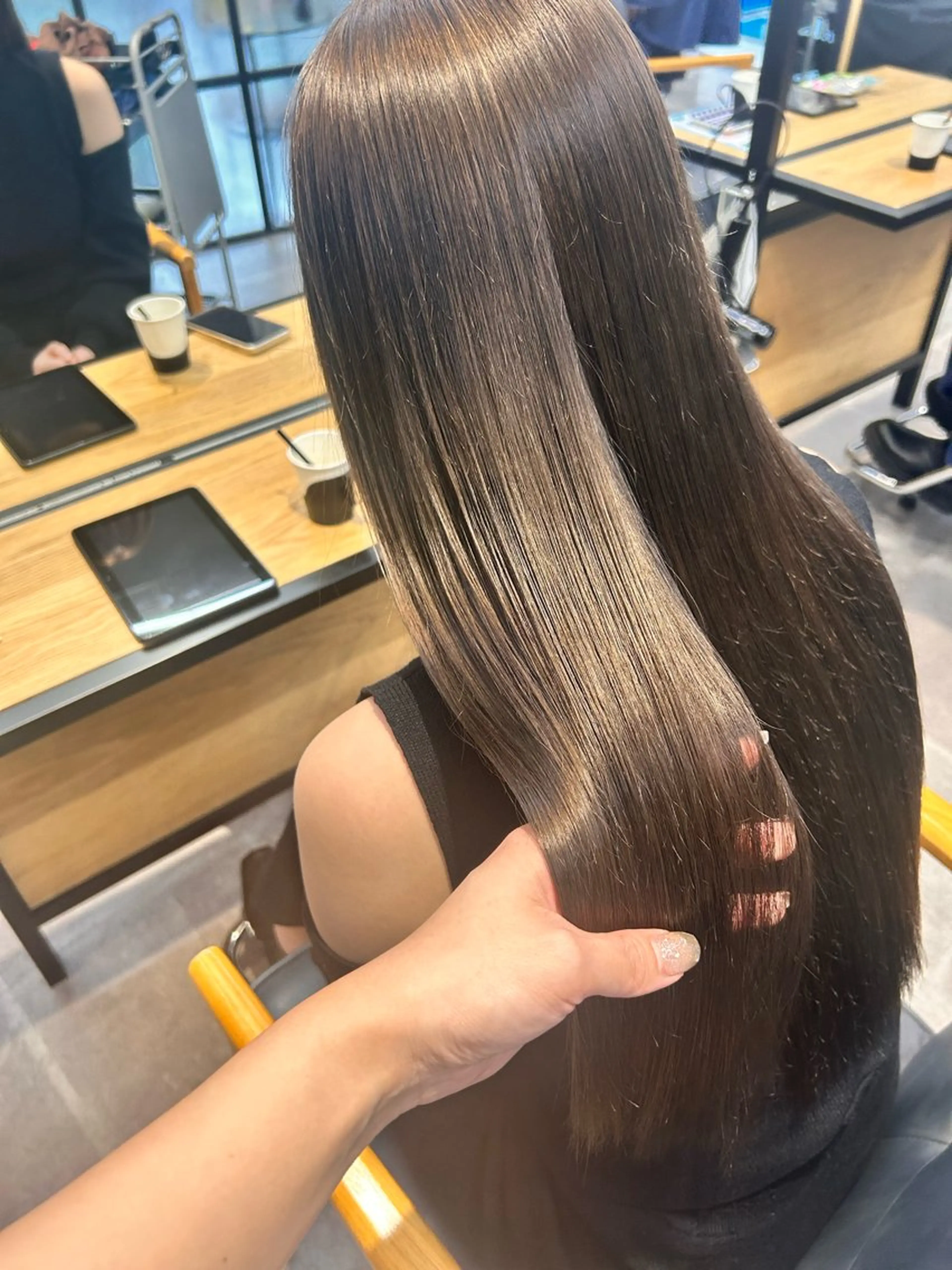 ロング カラー 韓国×髪質改善カラー 💎hinaのヘアスタイル