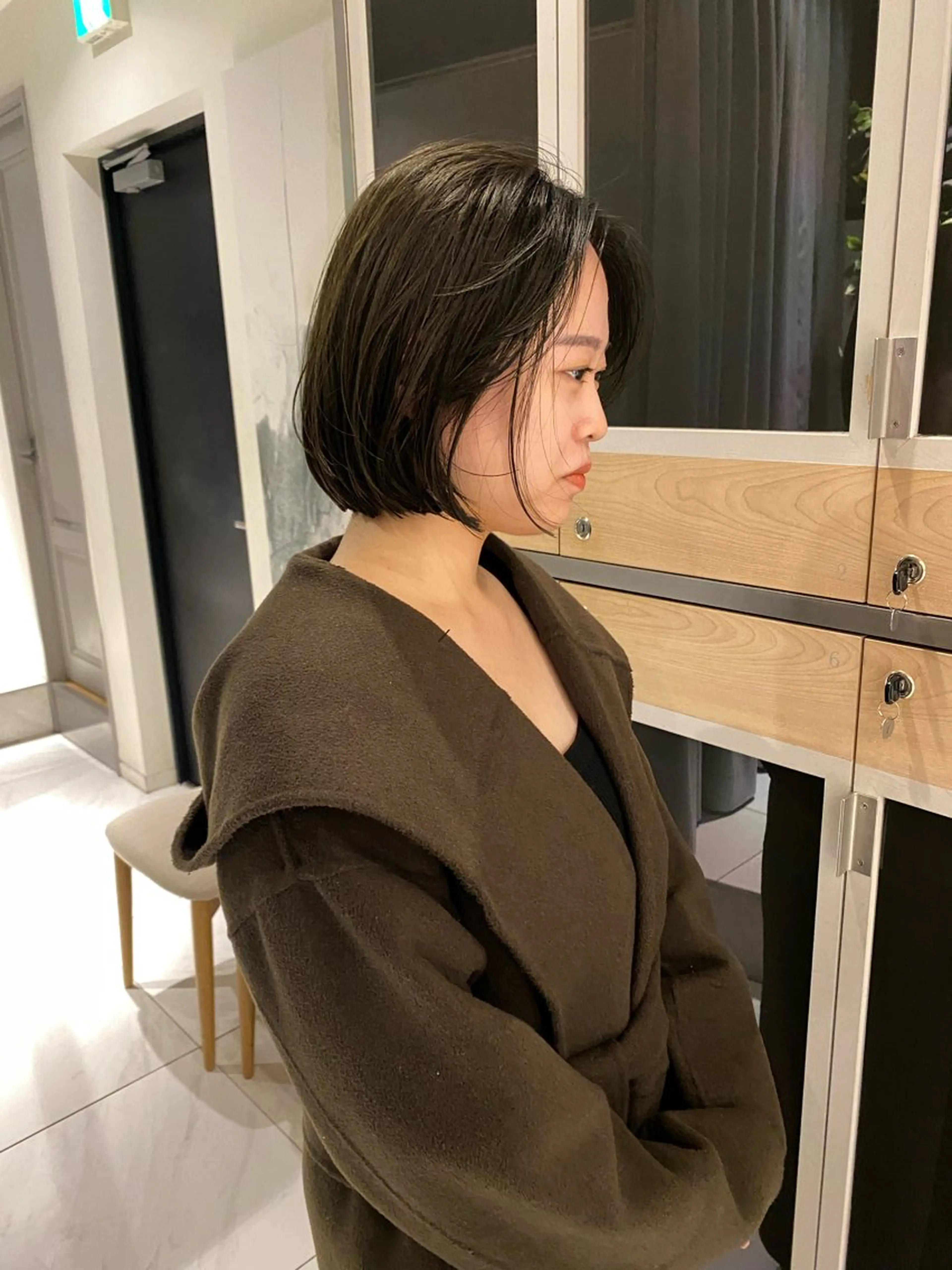 ショート カラー カット ヘアカラー トリートメント ヘッドスパ ヘアセット 艶髪/ダークトーン 🩶丸山日向のヘアスタイル