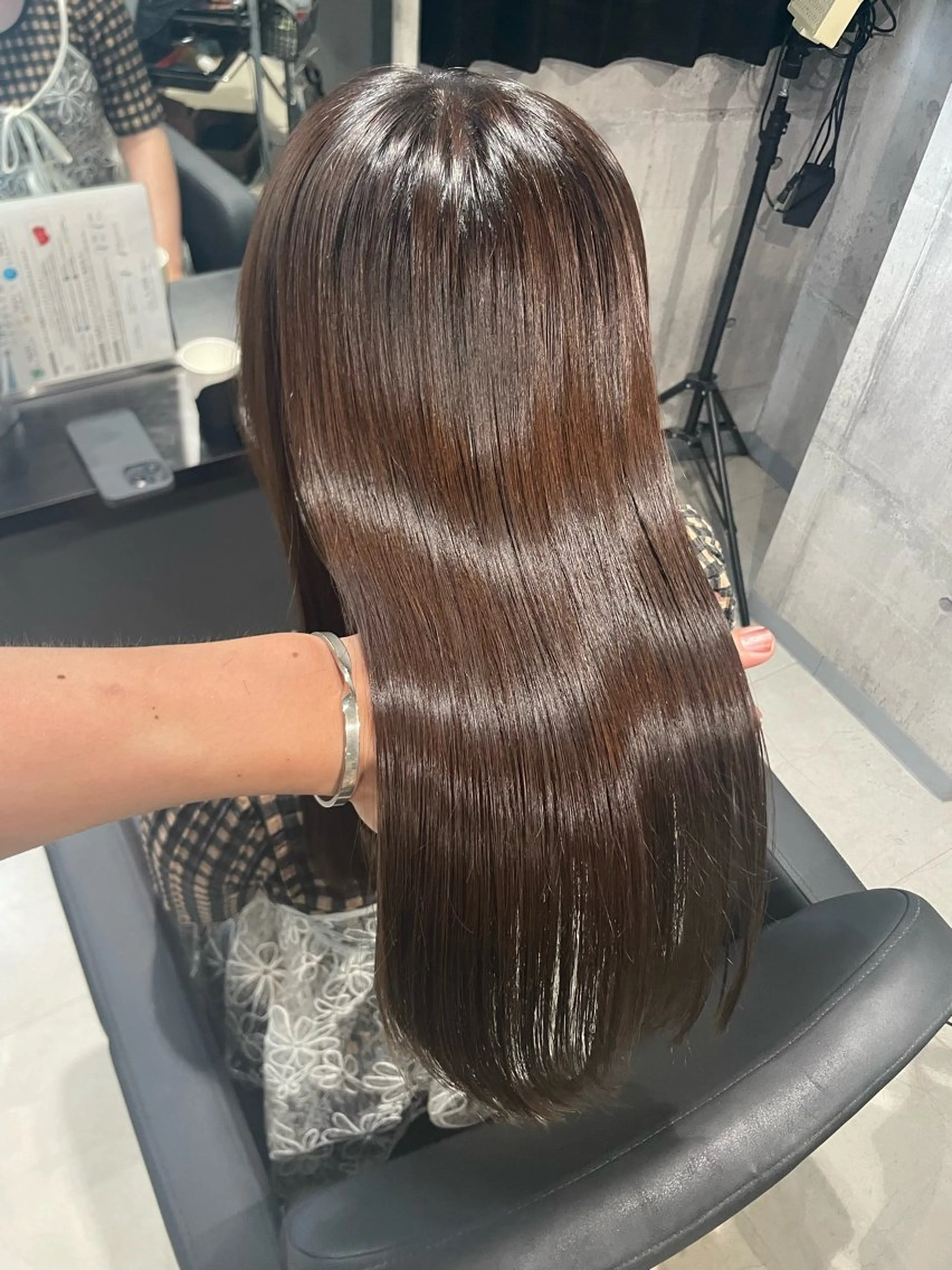 ロング カラー ベージュカラー オリーブベージュ 髪質改善/艶カラー Hiroakiのヘアスタイル