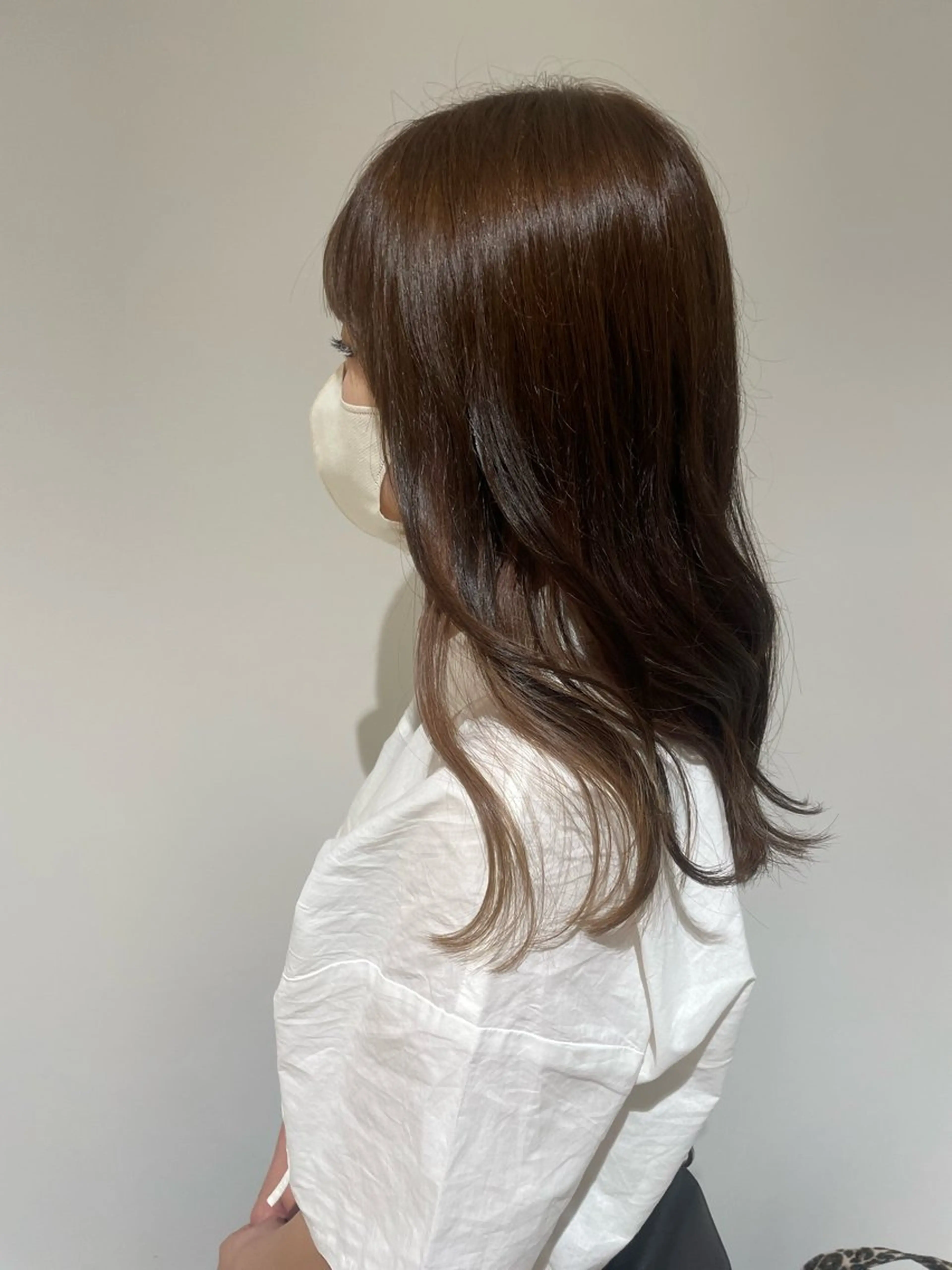 セミロング nao .のヘアスタイル