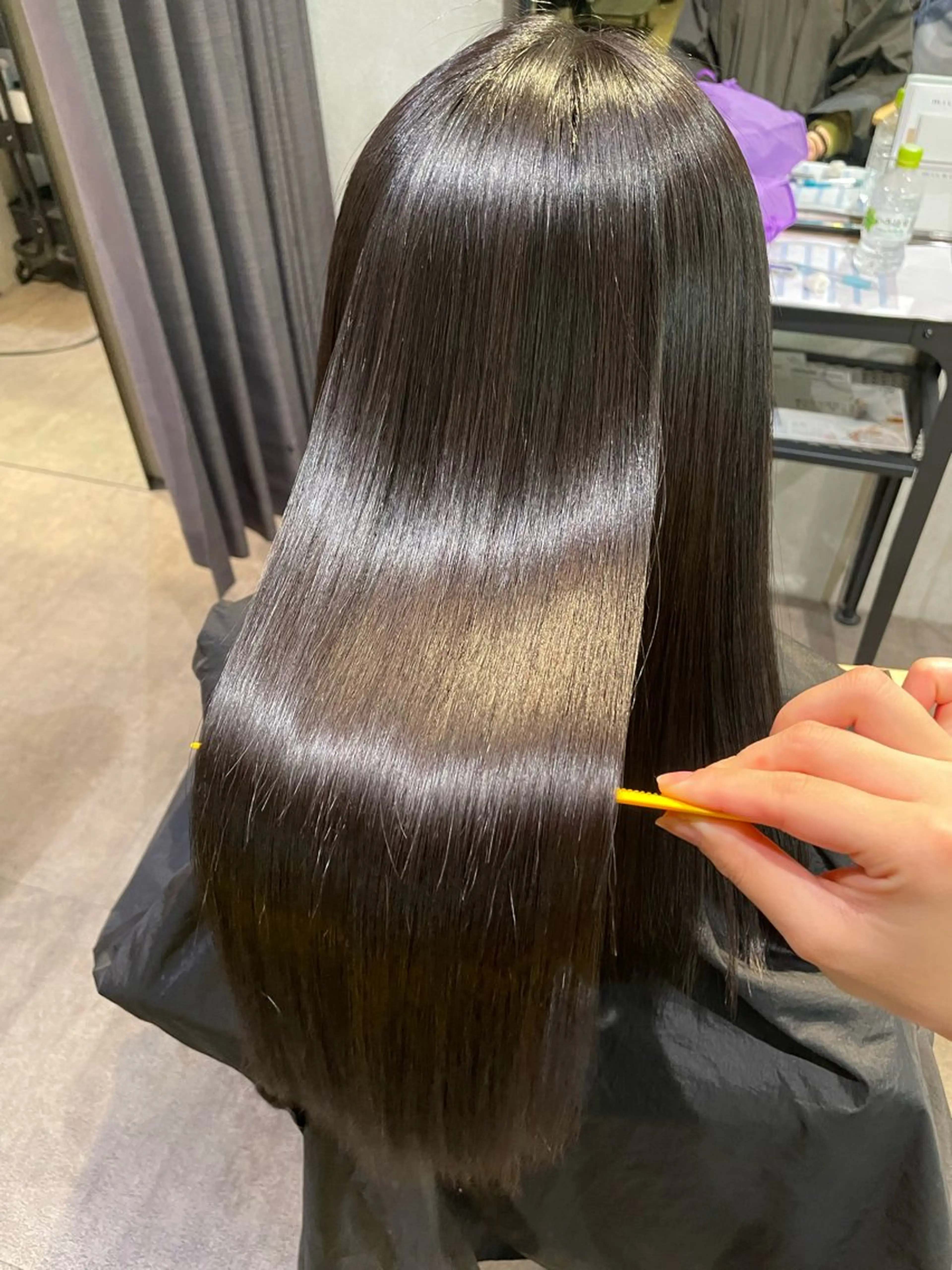 セミロング 髪質改善 トリートメント トリートメント ナチュラル透明感🌱 小山美樹子のヘアスタイル