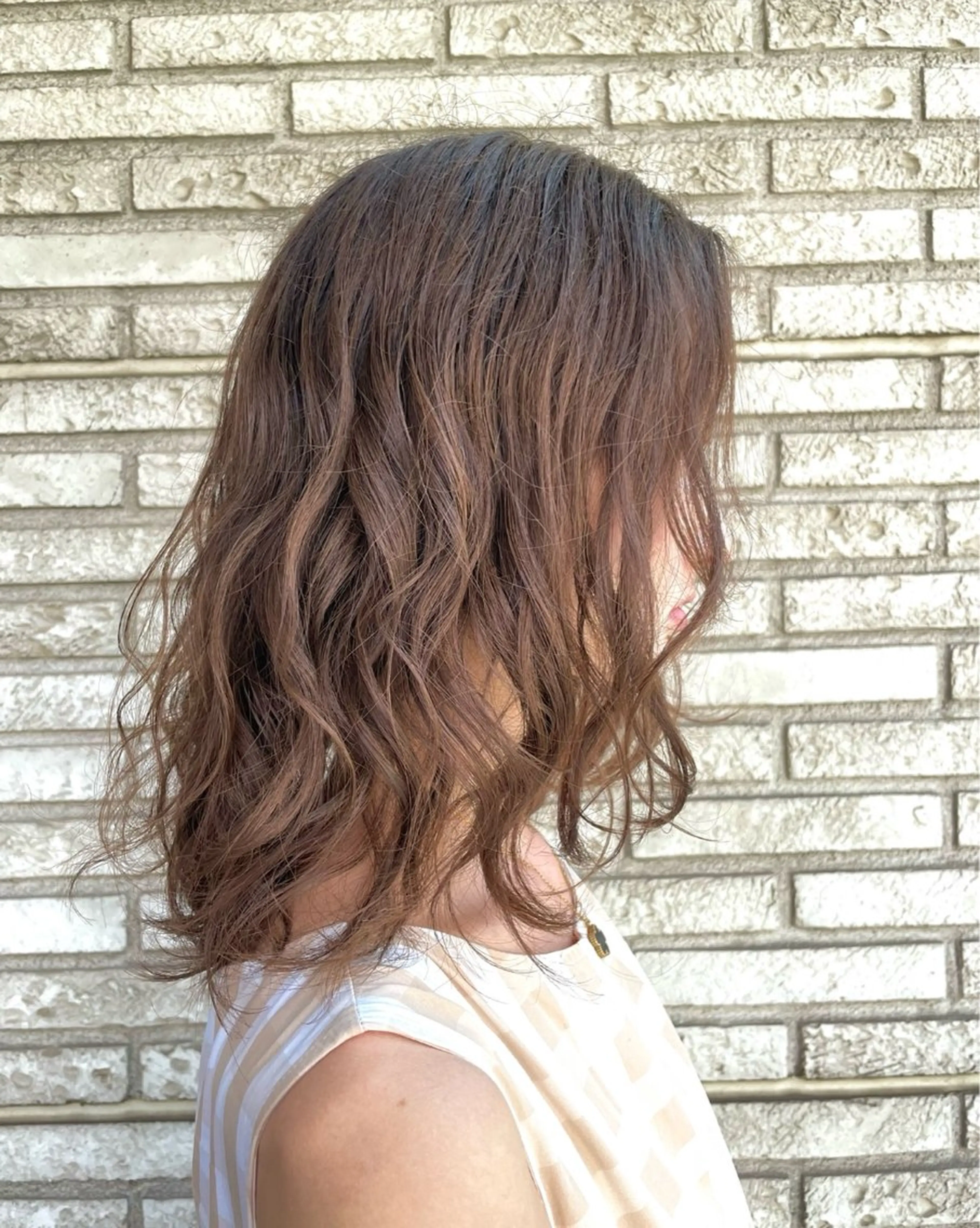 ミディアム パーマ ミディアムパーマ 無料カットモデル募集 /　 Juanのヘアスタイル