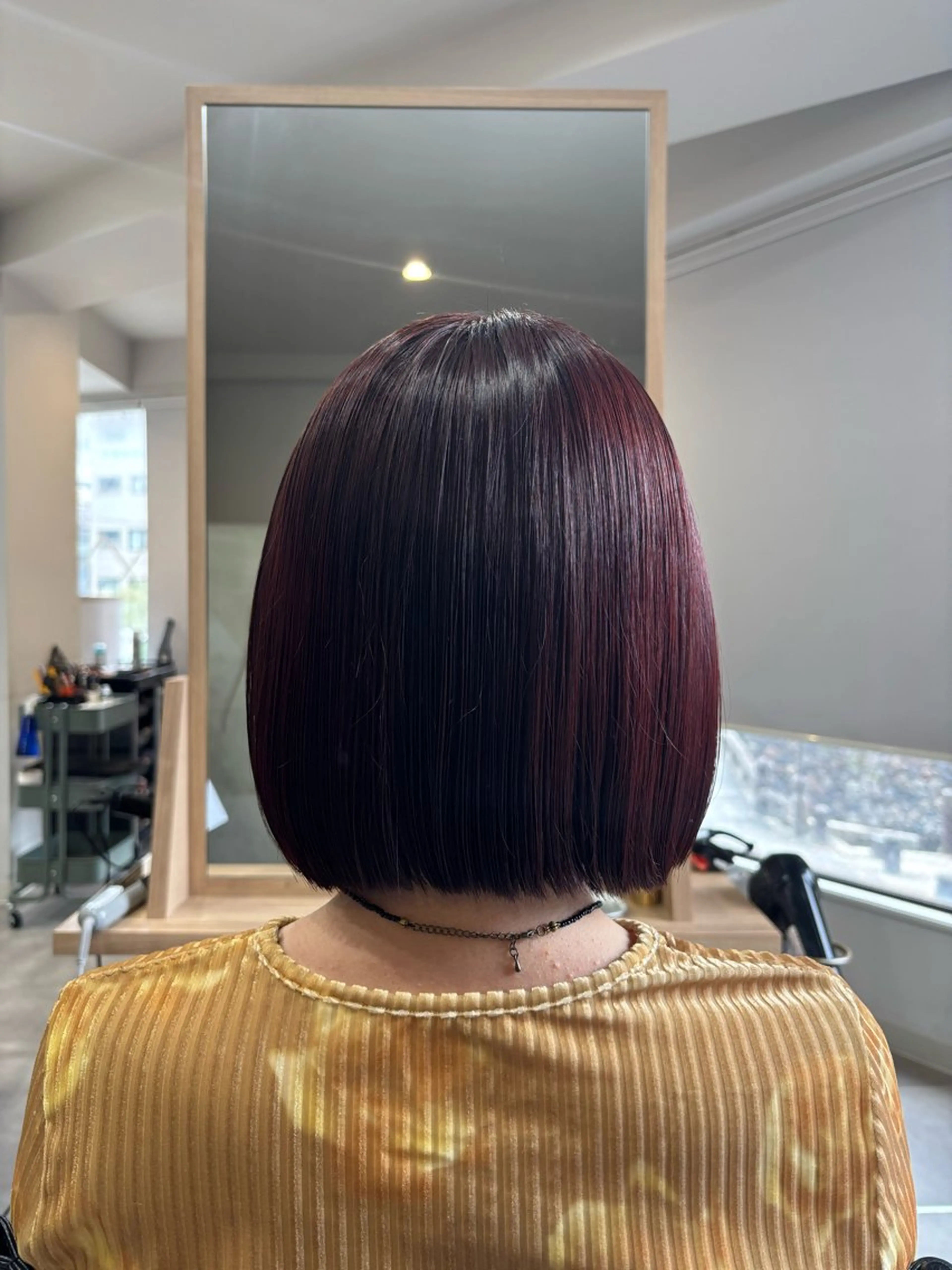 ショート カラー 浦川 麗美のヘアスタイル