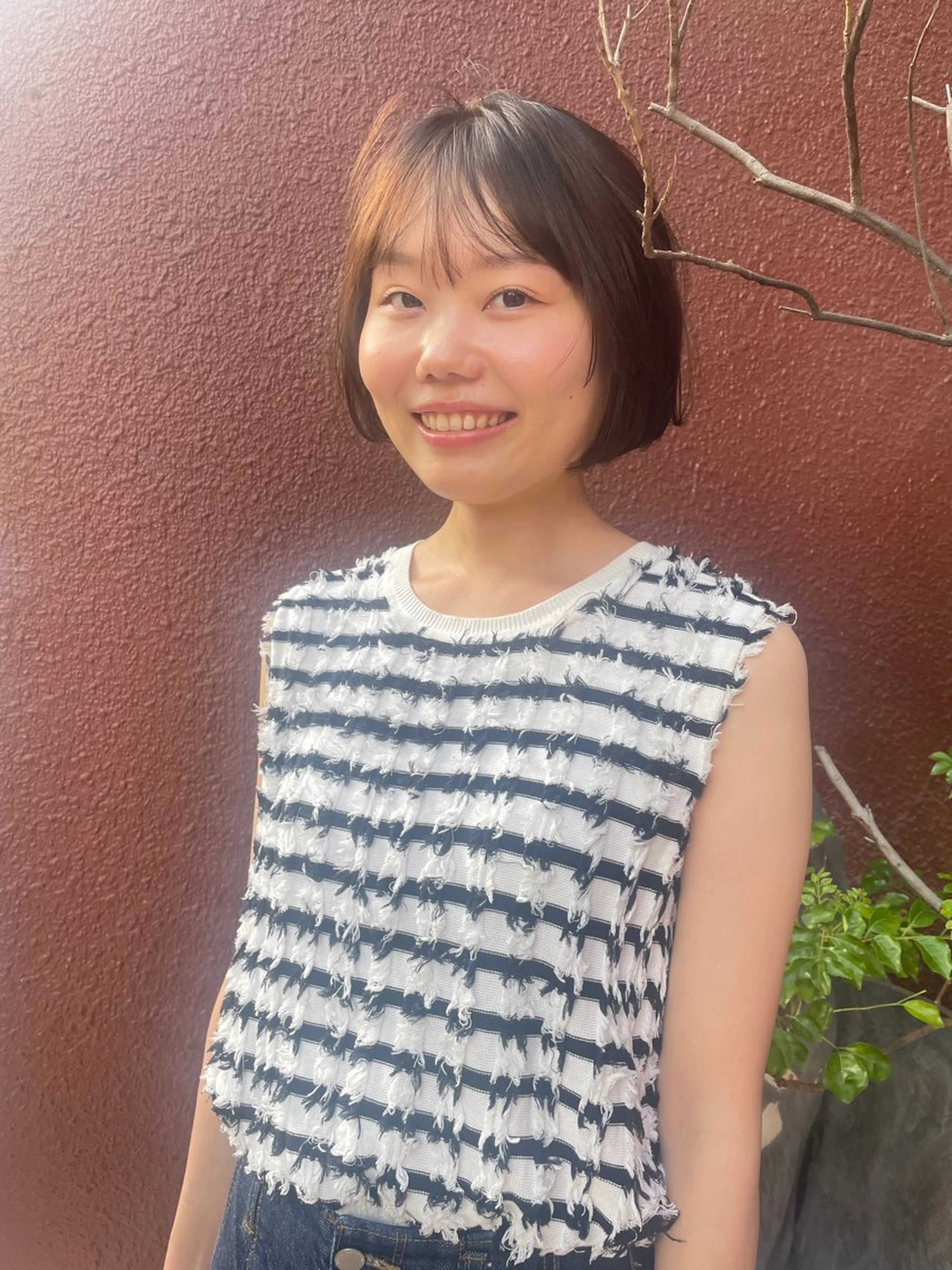 ショート カット ヘアカラー トリートメント さの あやねのヘアスタイル