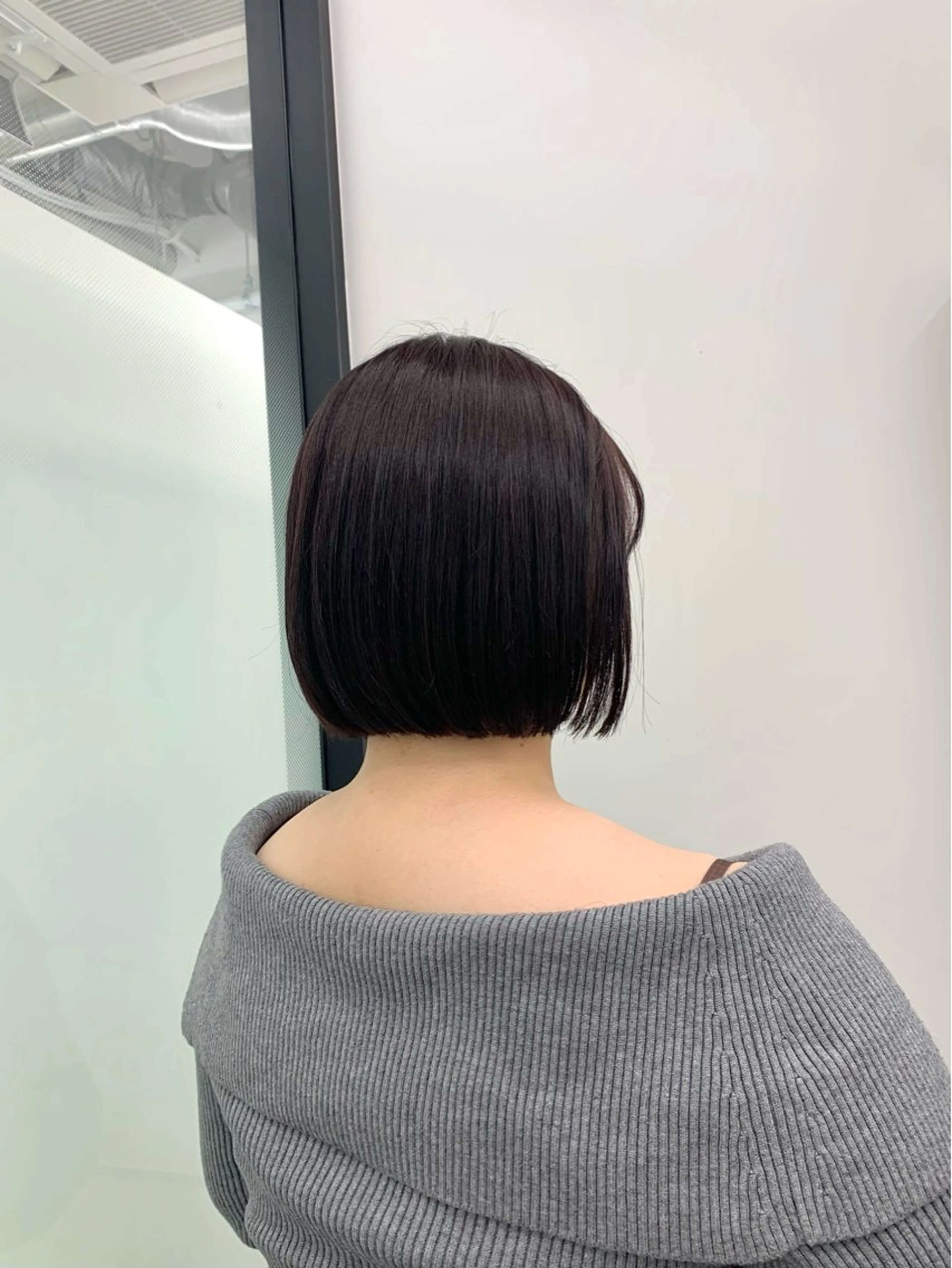 ショート カラー ボブ カット ヘアカラー ヘッドスパ 本格ヘッドスパ🌿 ×ヘア　佐藤のヘアスタイル