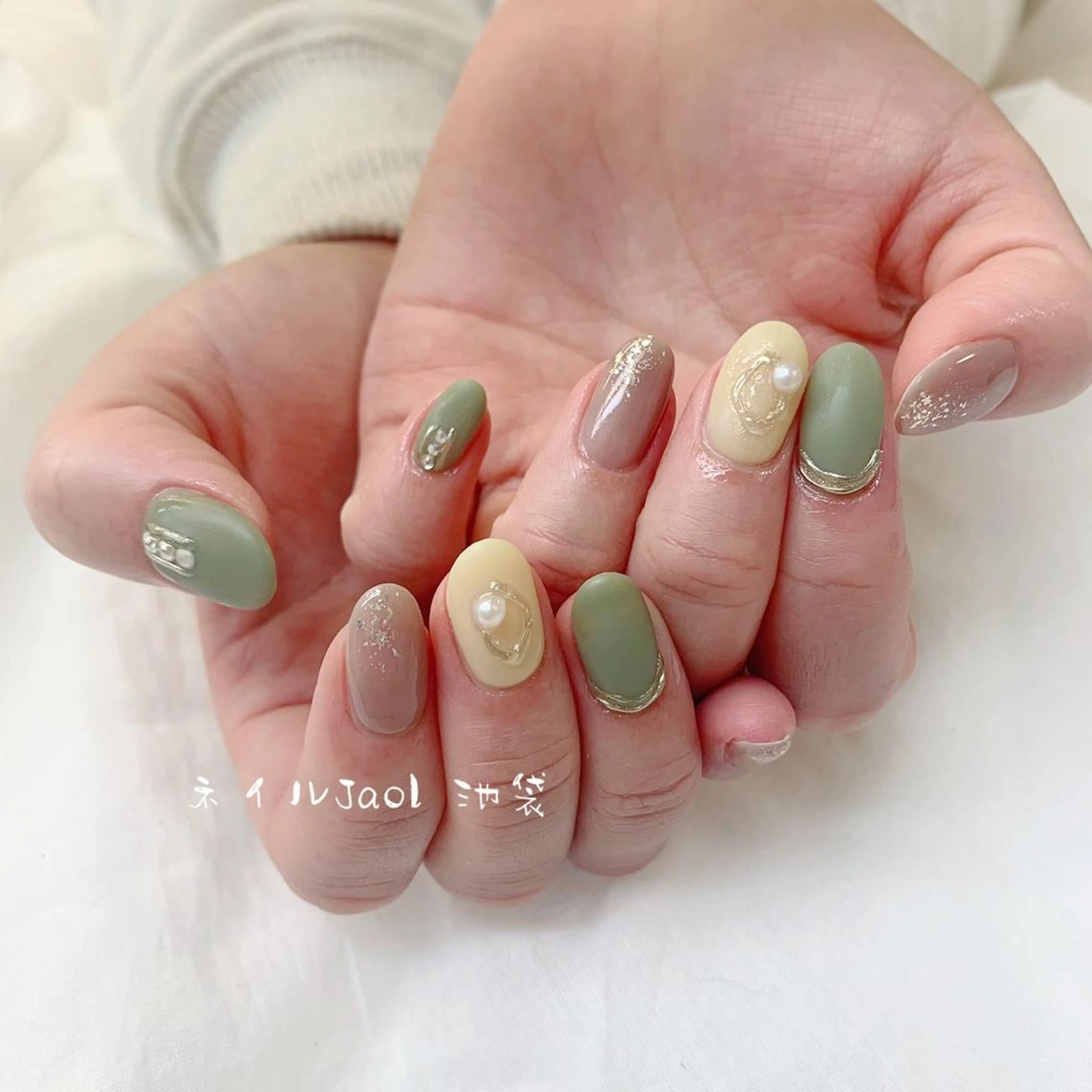 ミディアム nail jaol池袋店所属・ネイルJaol 池袋のネイルデザイン