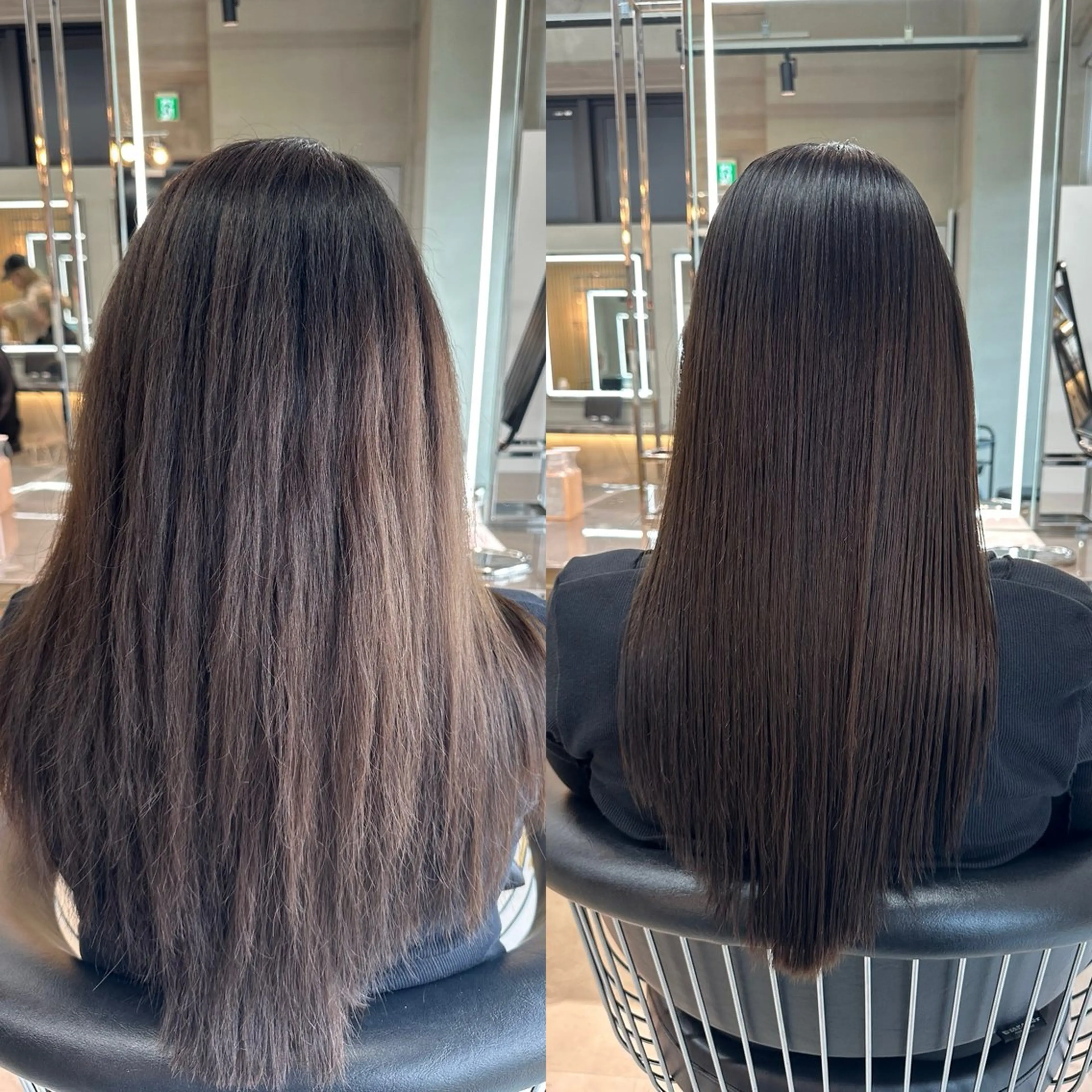 ロング カット 縮毛矯正 トリートメント ✨髪質改善特化✨副 店長椎葉信乃介のヘアスタイル