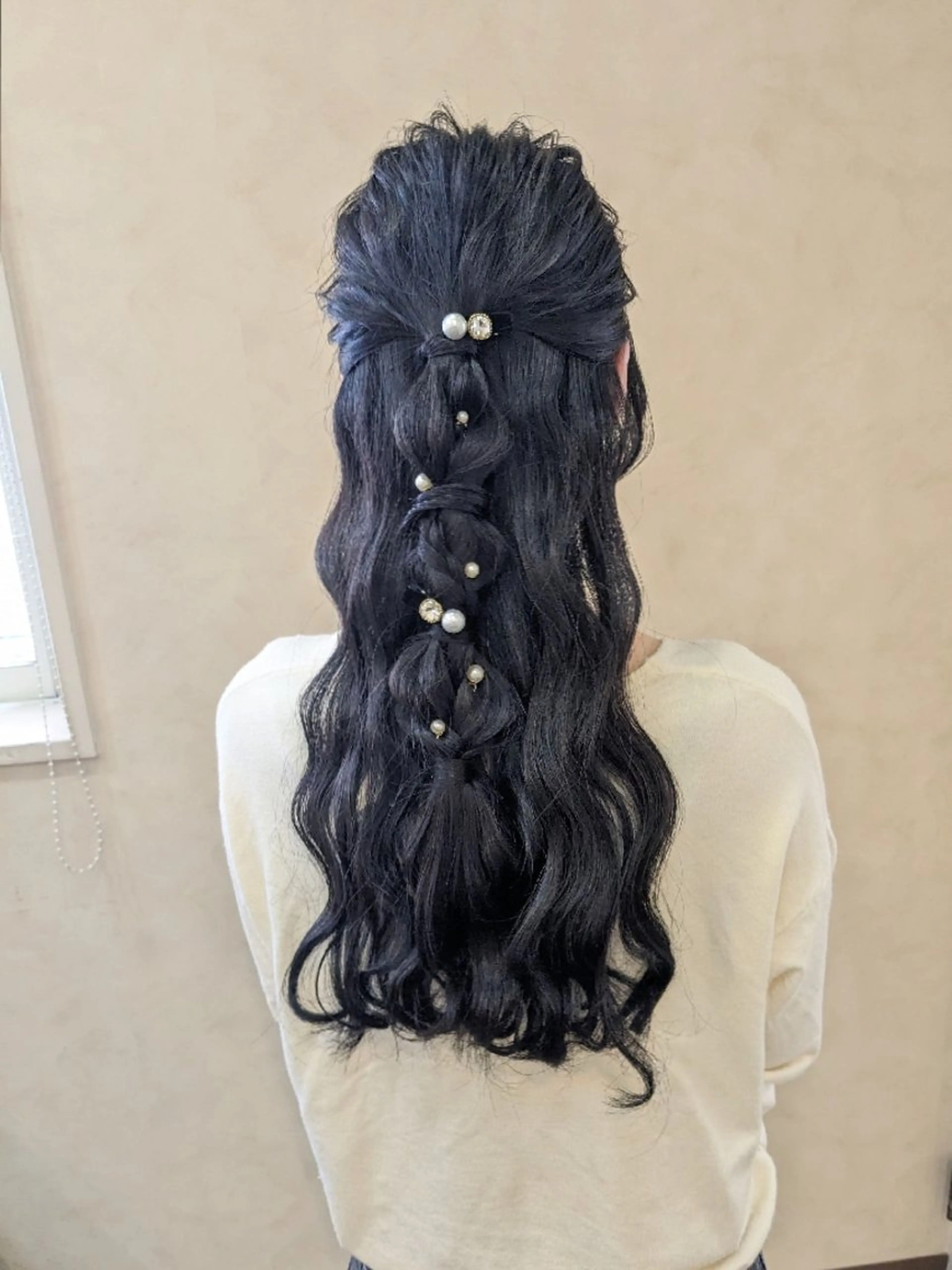 ヘアアレンジ ロング ハーフアップ ヘアセット bright所属・miku ヘアセット/着付けのヘアスタイル