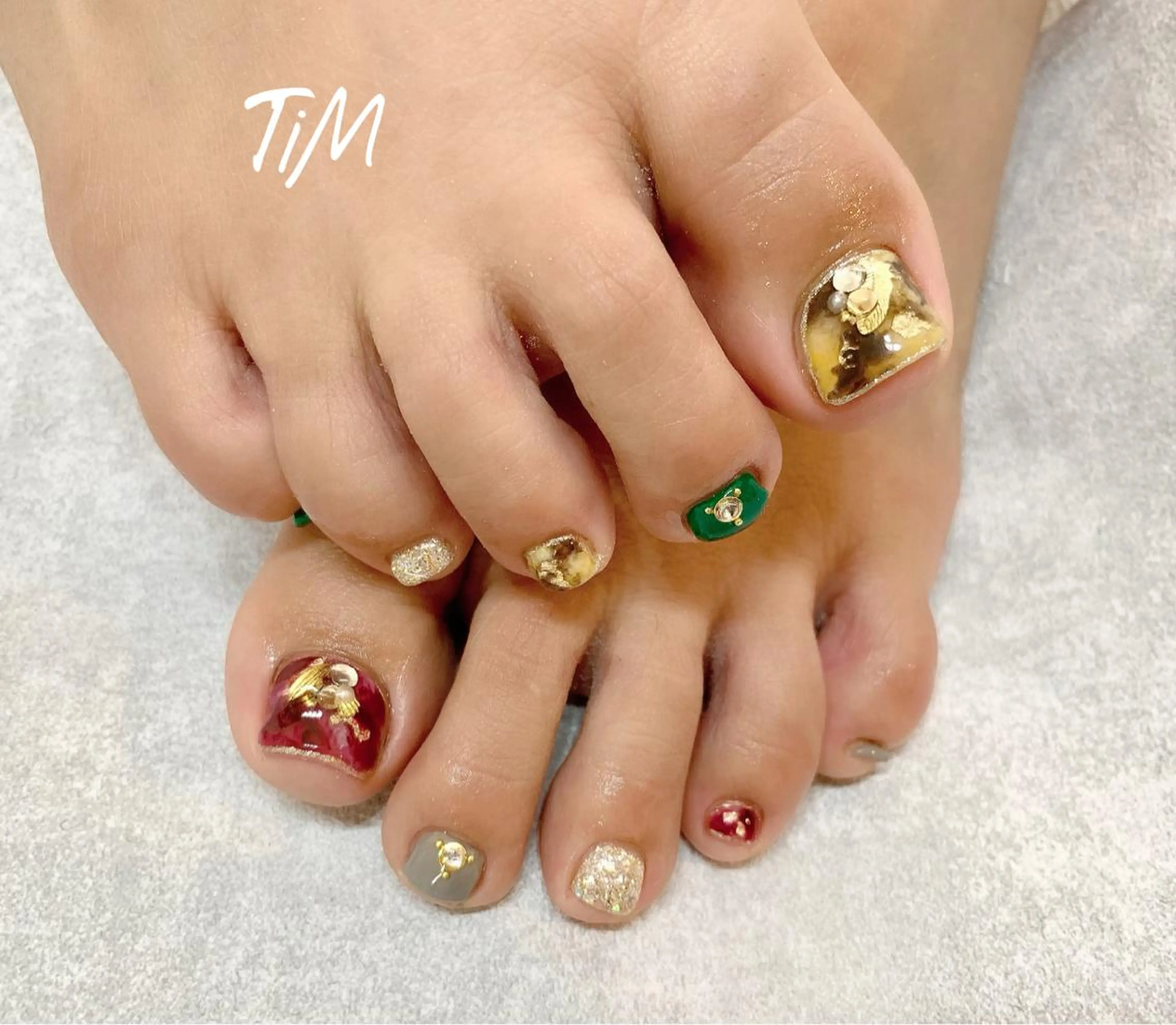 ショート ネイル べっ甲ネイル Beauty Studio TiM所属・TiM【ティム】 近鉄八尾店のネイルデザイン