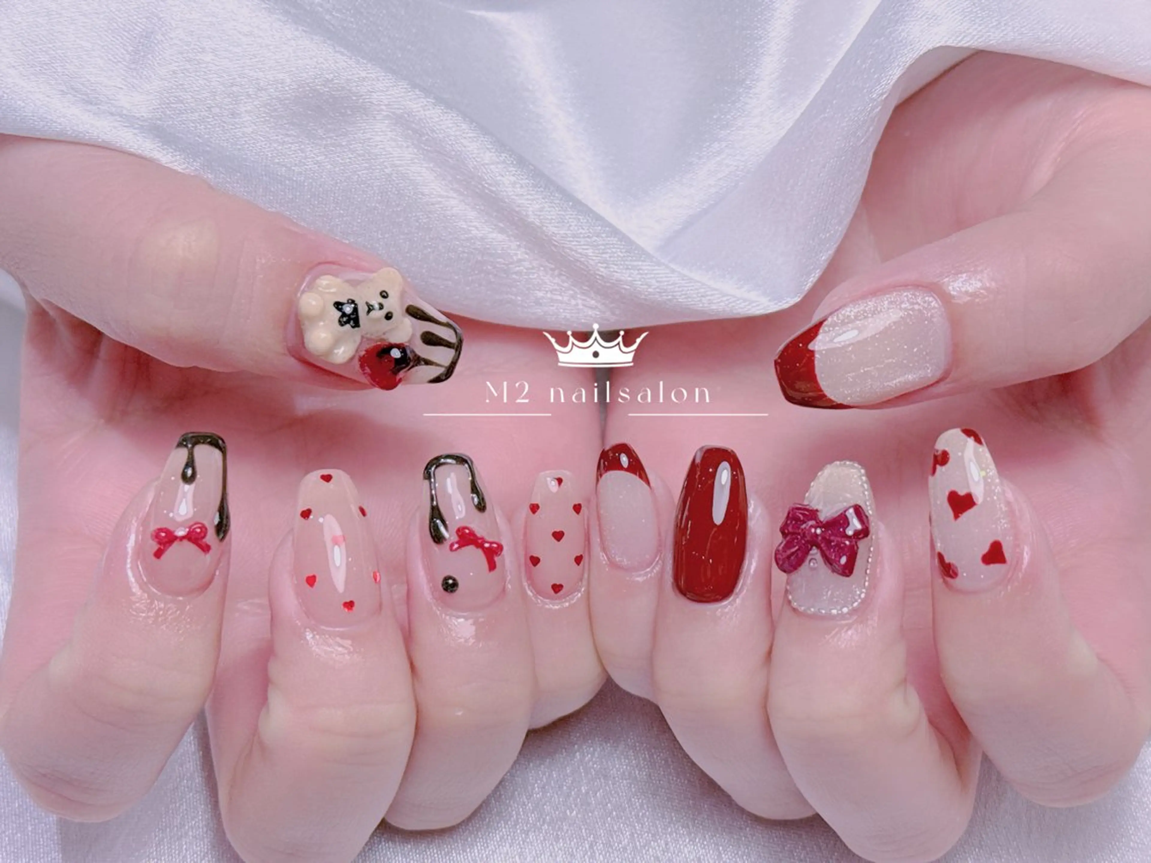 ネイル ハンドネイル 長さだし専門店 M2 rikaのネイルデザイン