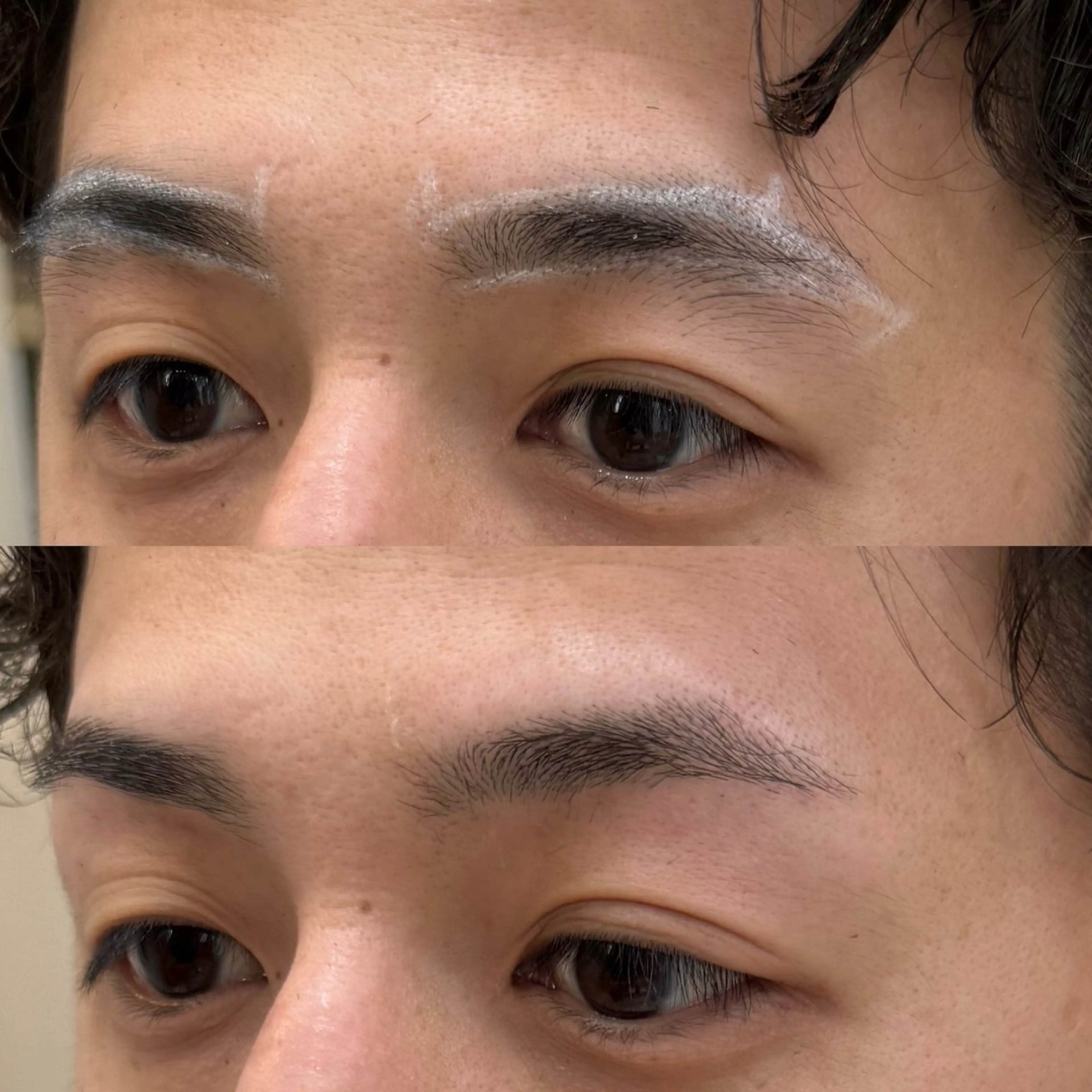 メンズ アイブロウ メンズアイブロウ ワックス脱毛 Noah's　Ark所属・透明感カラー🫧ヘア セット🫧松本菜月の眉毛・アイブロウイメージ