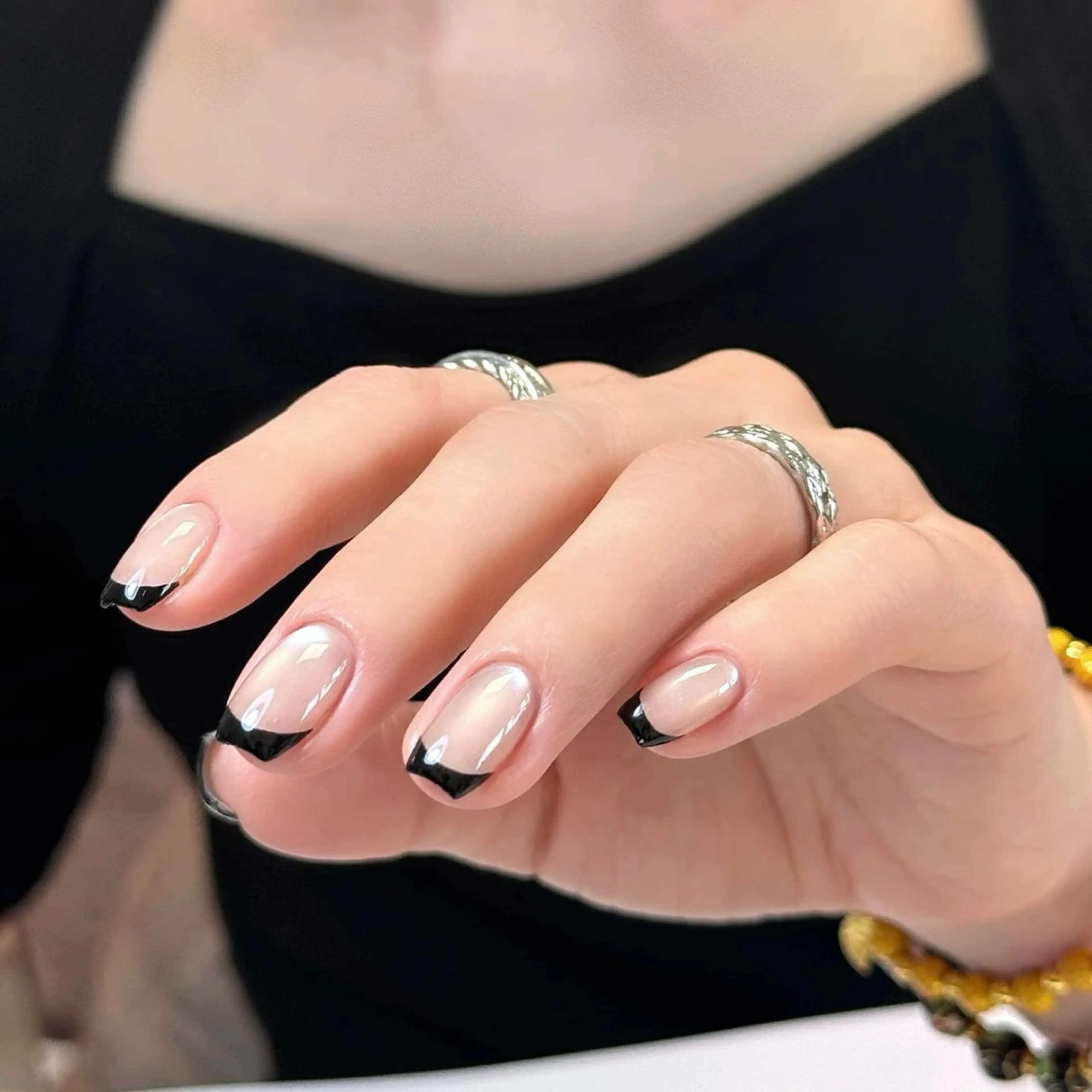 (オフ別料金)フレンチor カラグラ（ベース追加1100円)🧡の写真