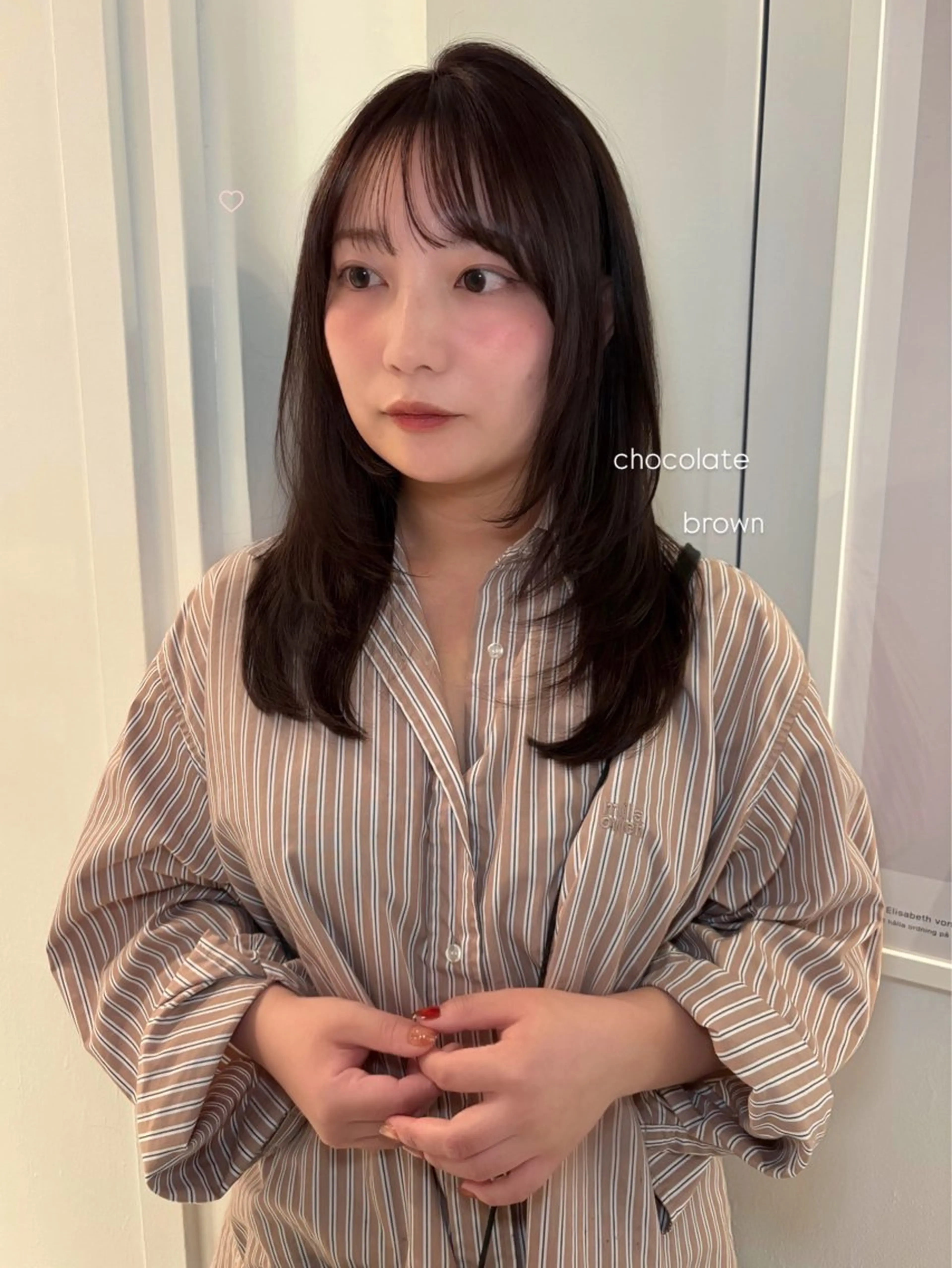 セミロング カラー カット ヘアカラー riria/ボブ /ブラウンカラー🎀のヘアスタイル