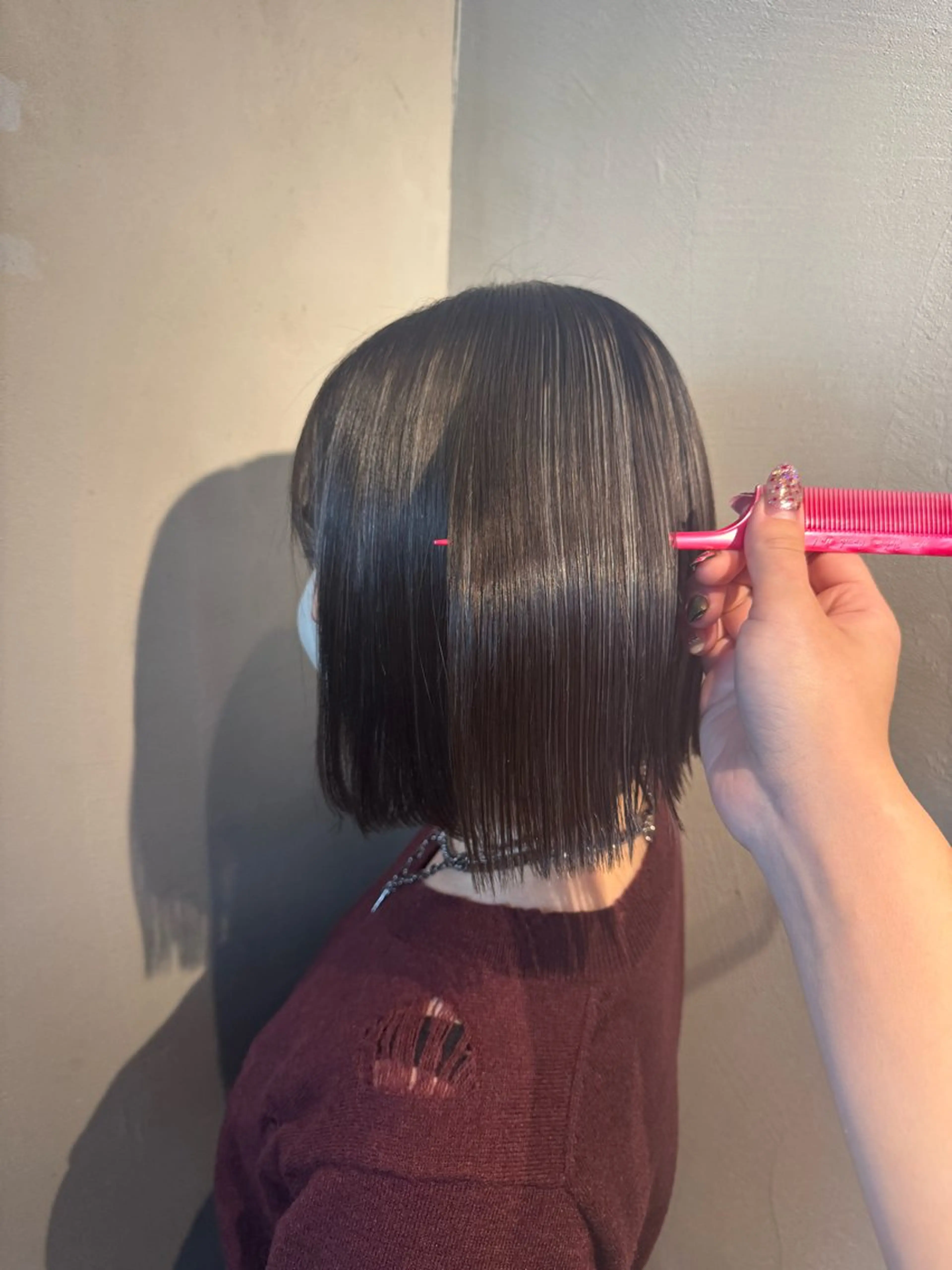 ショート ヘアアレンジ トリートメント Momoka🪷 /ハイトーンのヘアスタイル