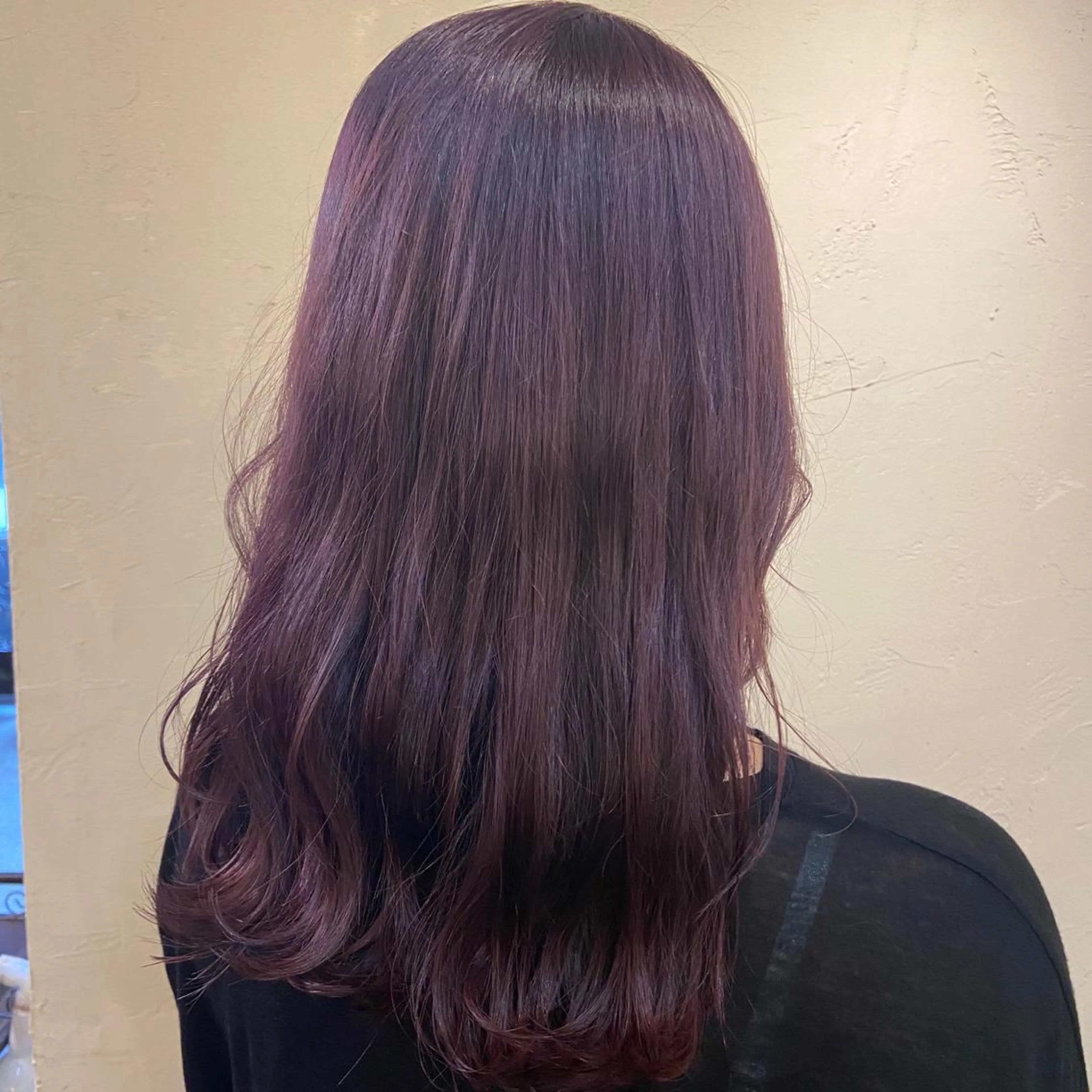 セミロング カラー 馬場 瑞穂のヘアスタイル