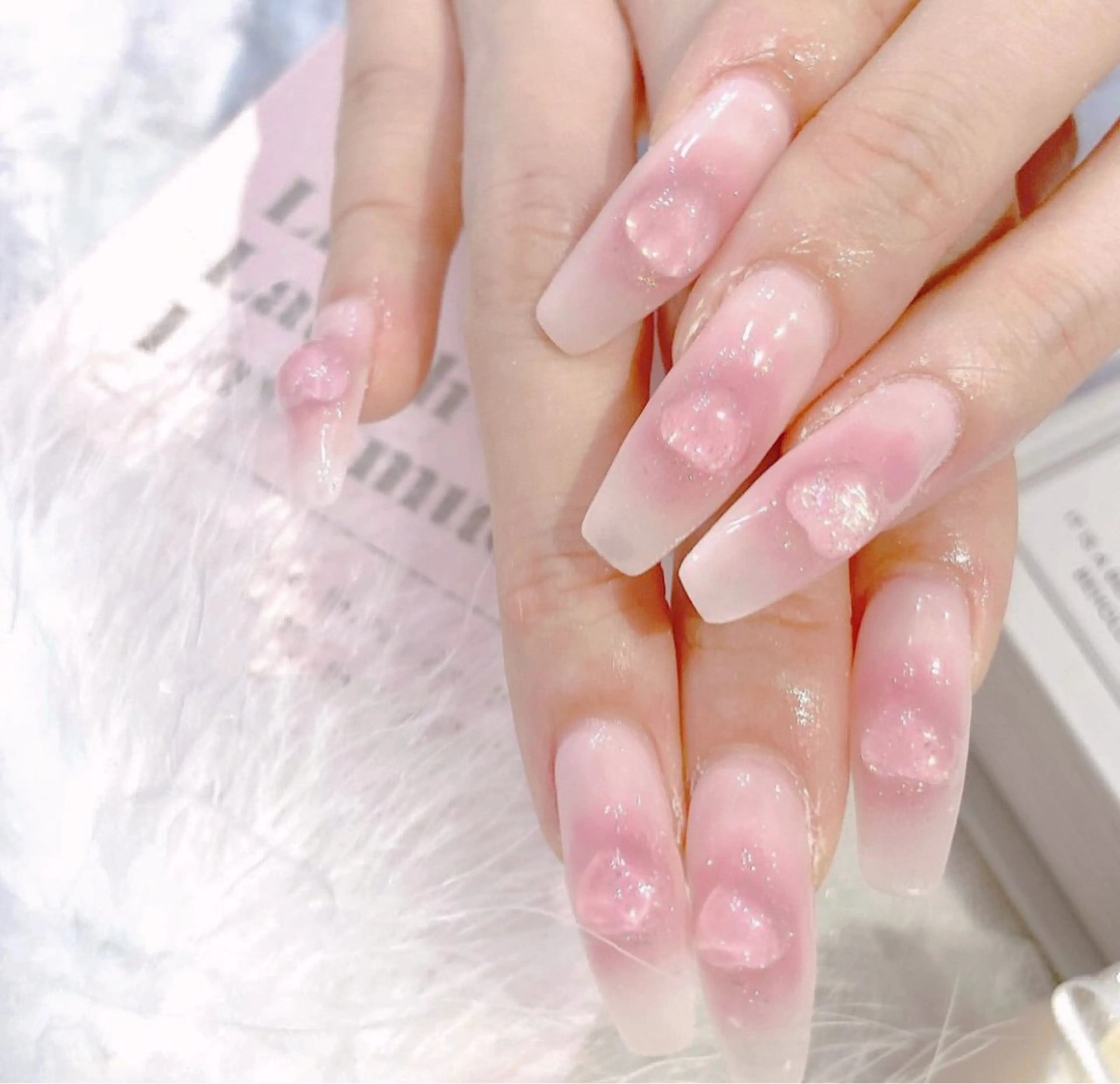 ネイル ハンドネイル ETERNA Nail 銀座店【パラジェル/フィルイン/チップ長さだし/マグネット/ニュアンス】所属・ア カリのネイルデザイン