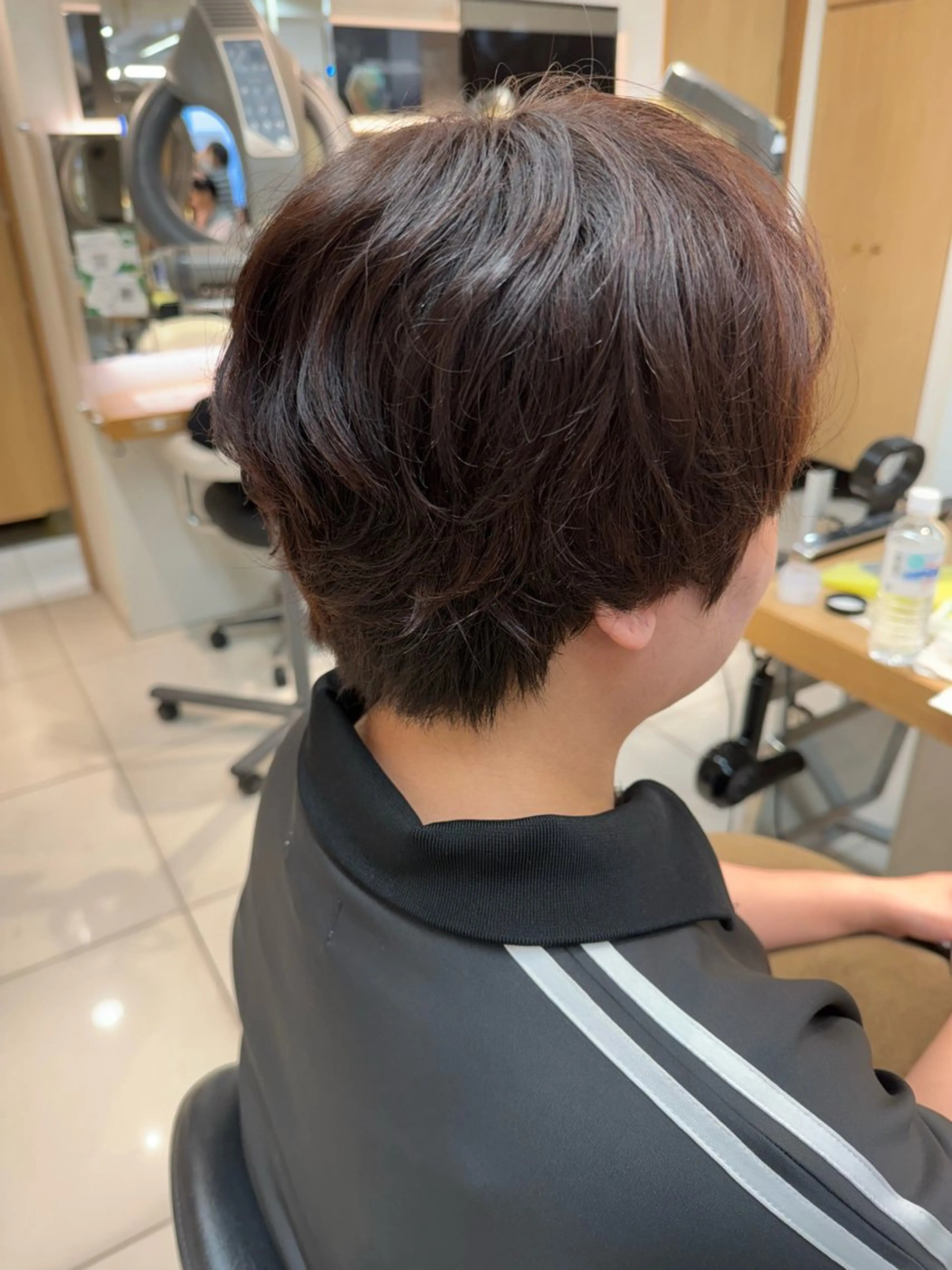 ショート パーマ カット パーマ トリートメント パーマ/ハイトーン /吉田眞のヘアスタイル