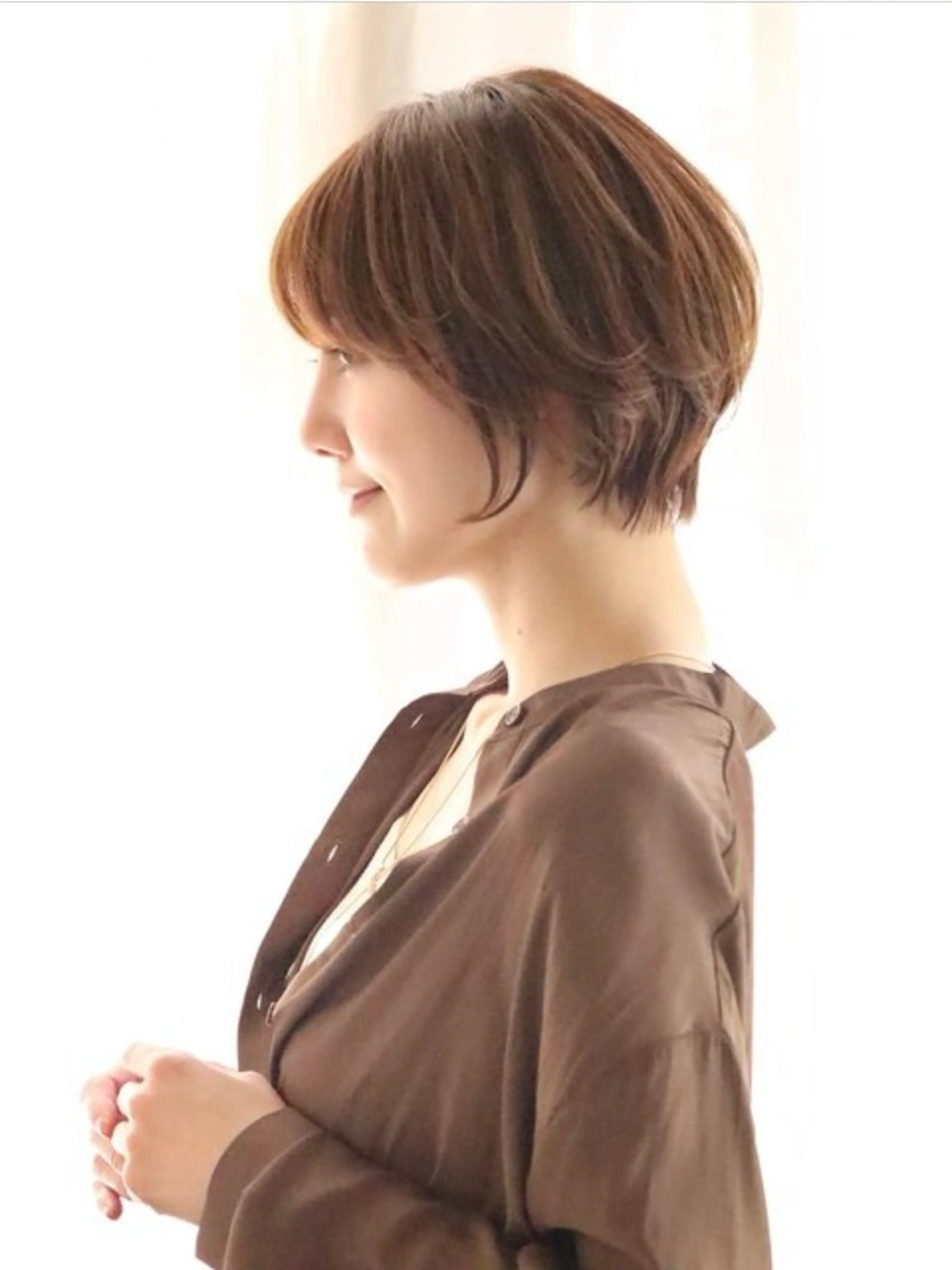 ショート 丸みショート ショートヘア 💖艶韓国ヘア /新宿/山下颯子💖のヘアスタイル