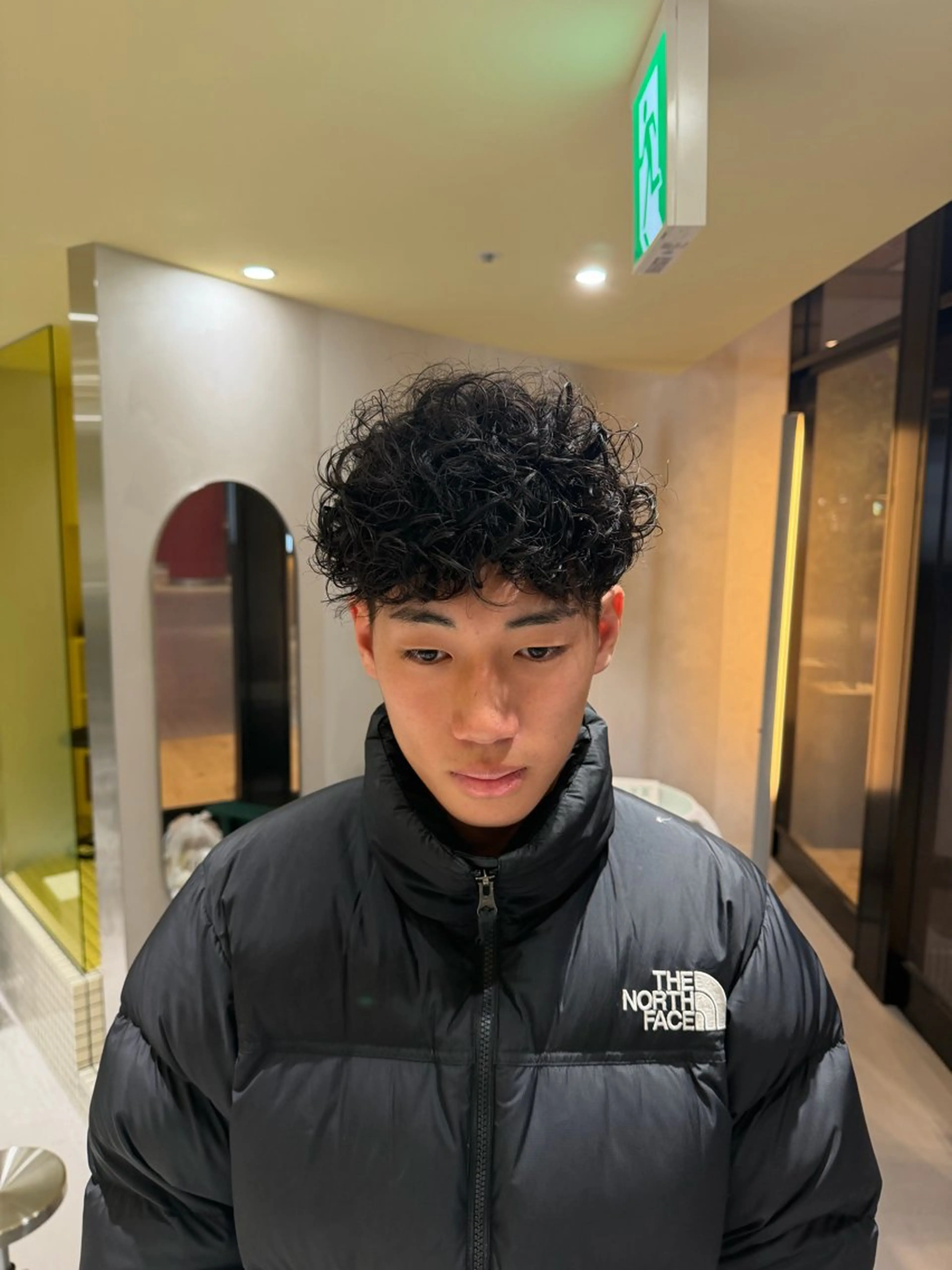 パーマ メンズ カット パーマ 大阪美容師 minoriのヘアスタイル