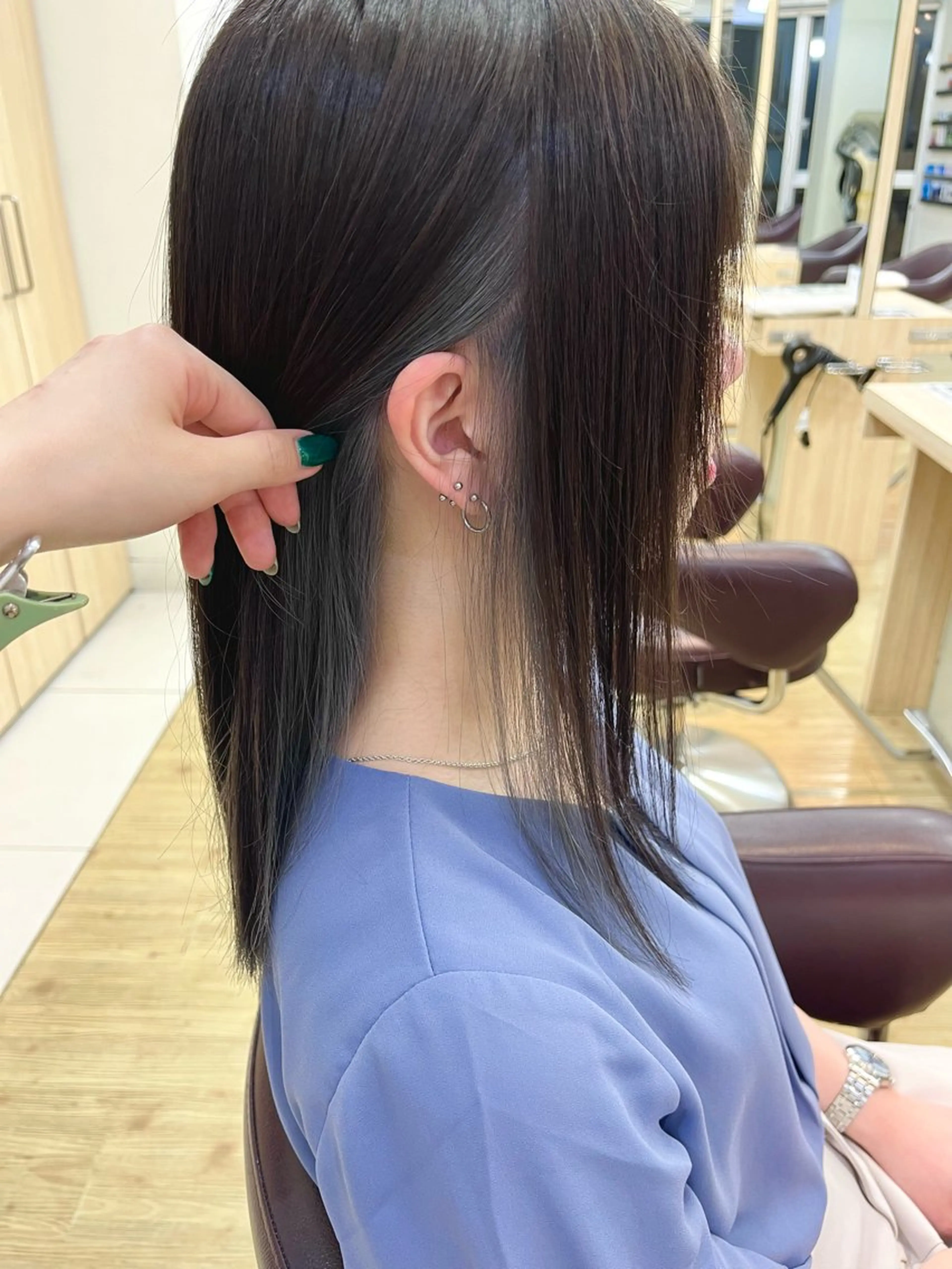 おじま もえのヘアスタイル