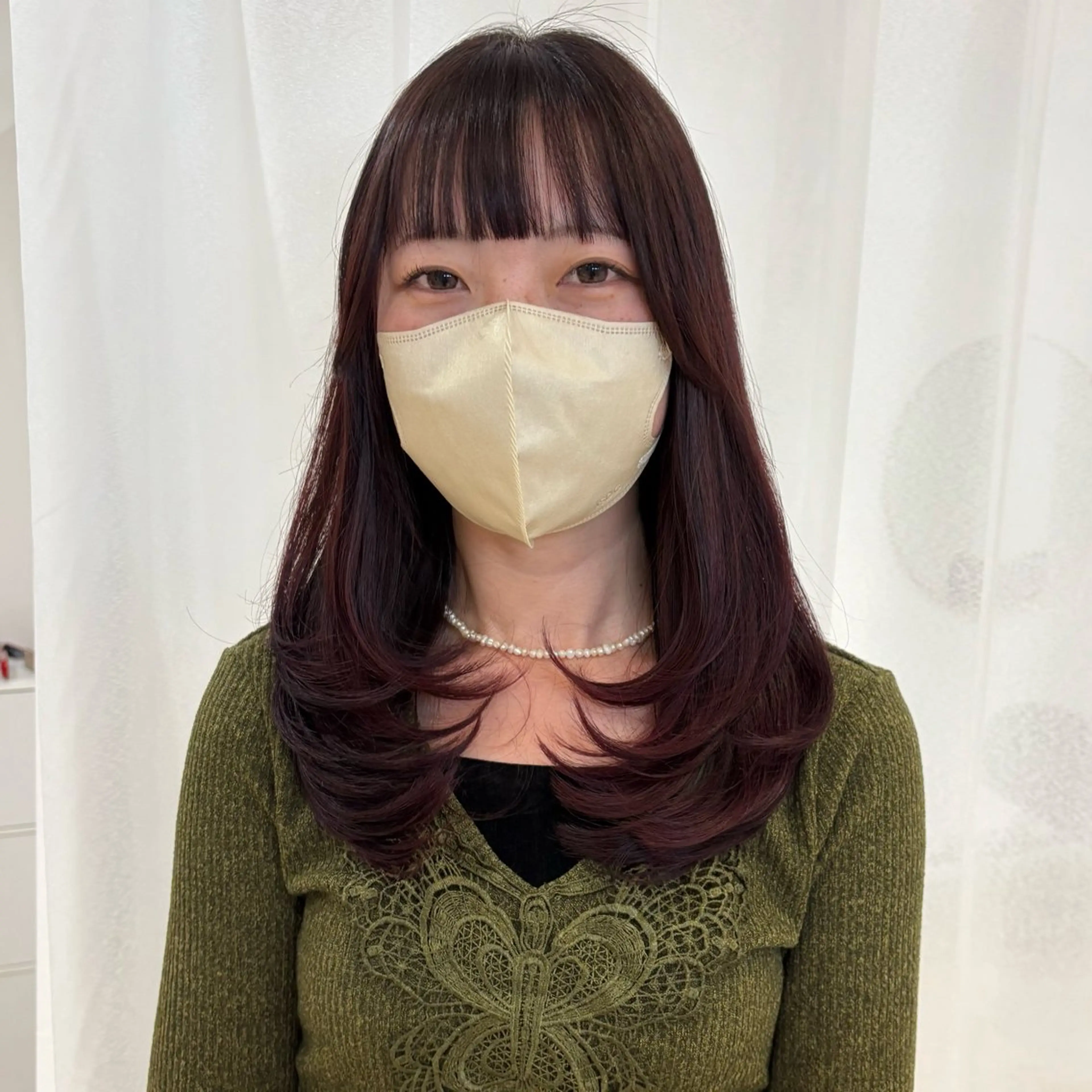 ロング カラー カット ヘアカラー yukari🌷名駅 ＊大人かわいい艶髪のヘアスタイル