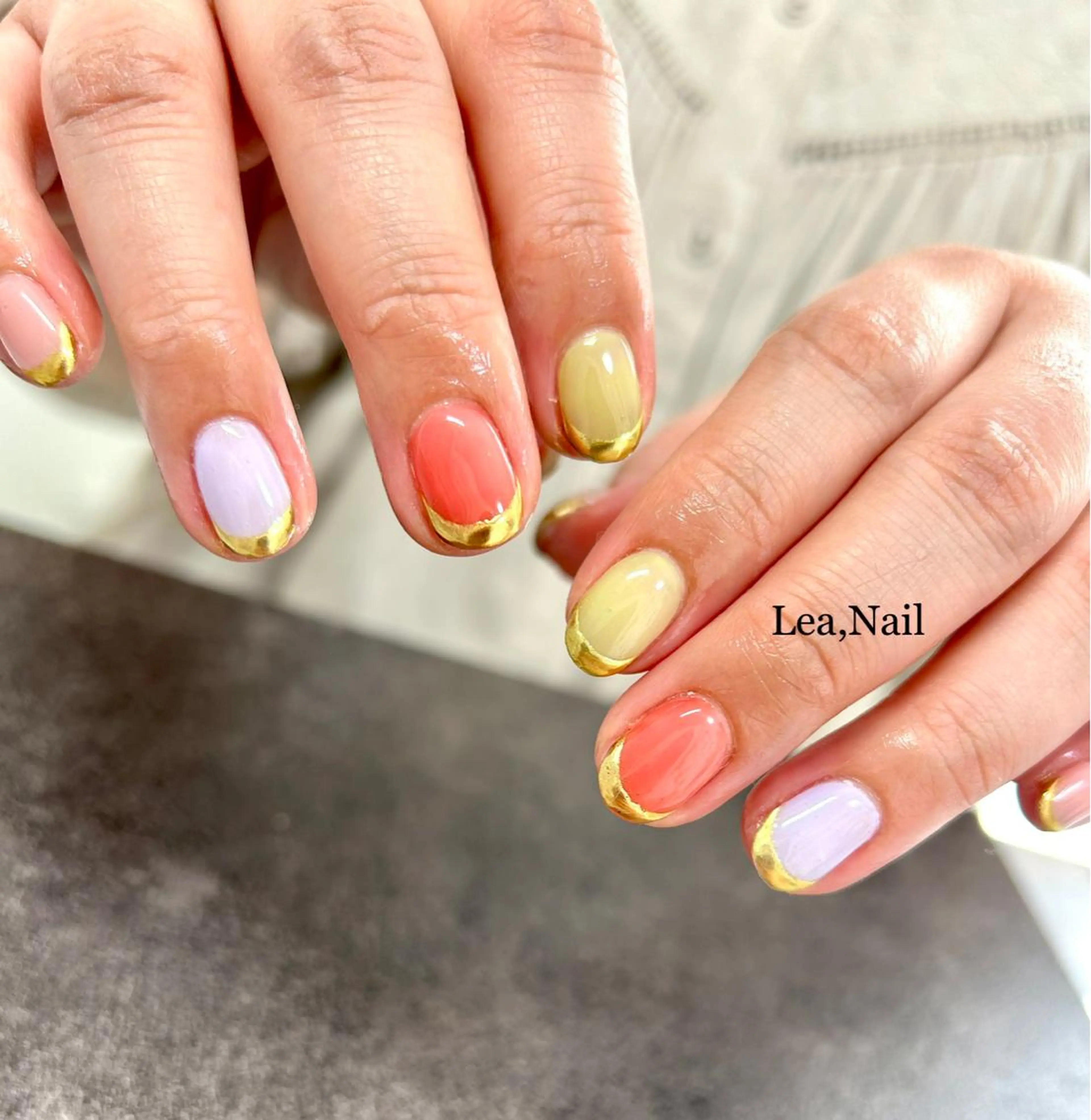 ネイル ハンドネイル Lea,Nail所属・松橋 愛のネイルデザイン