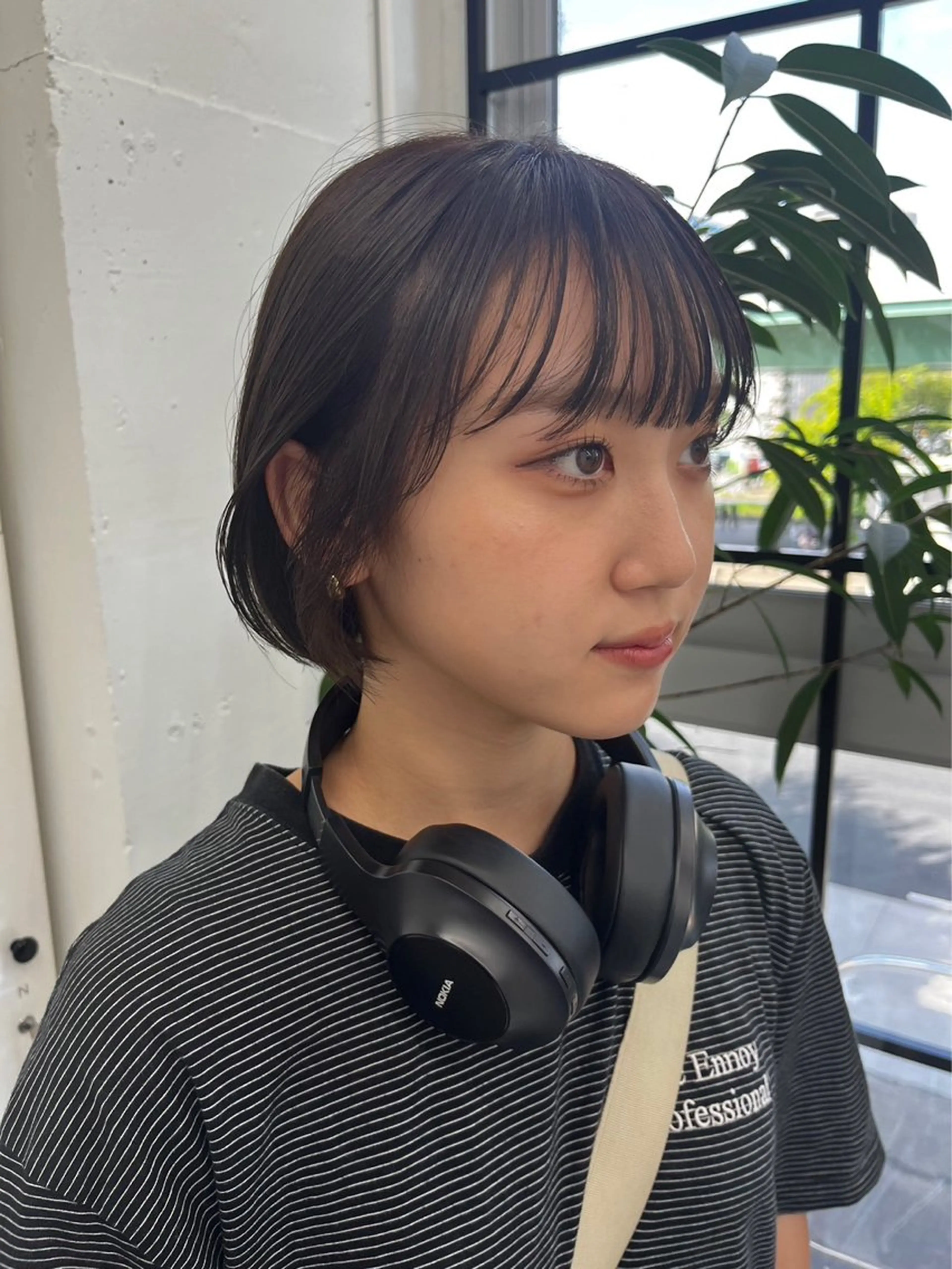 ショート カラー ヘアアレンジ ブリーチ ブラウンカラー 透明感カラー 夕羽夢🍓矢場/ 透明感カラーのヘアスタイル