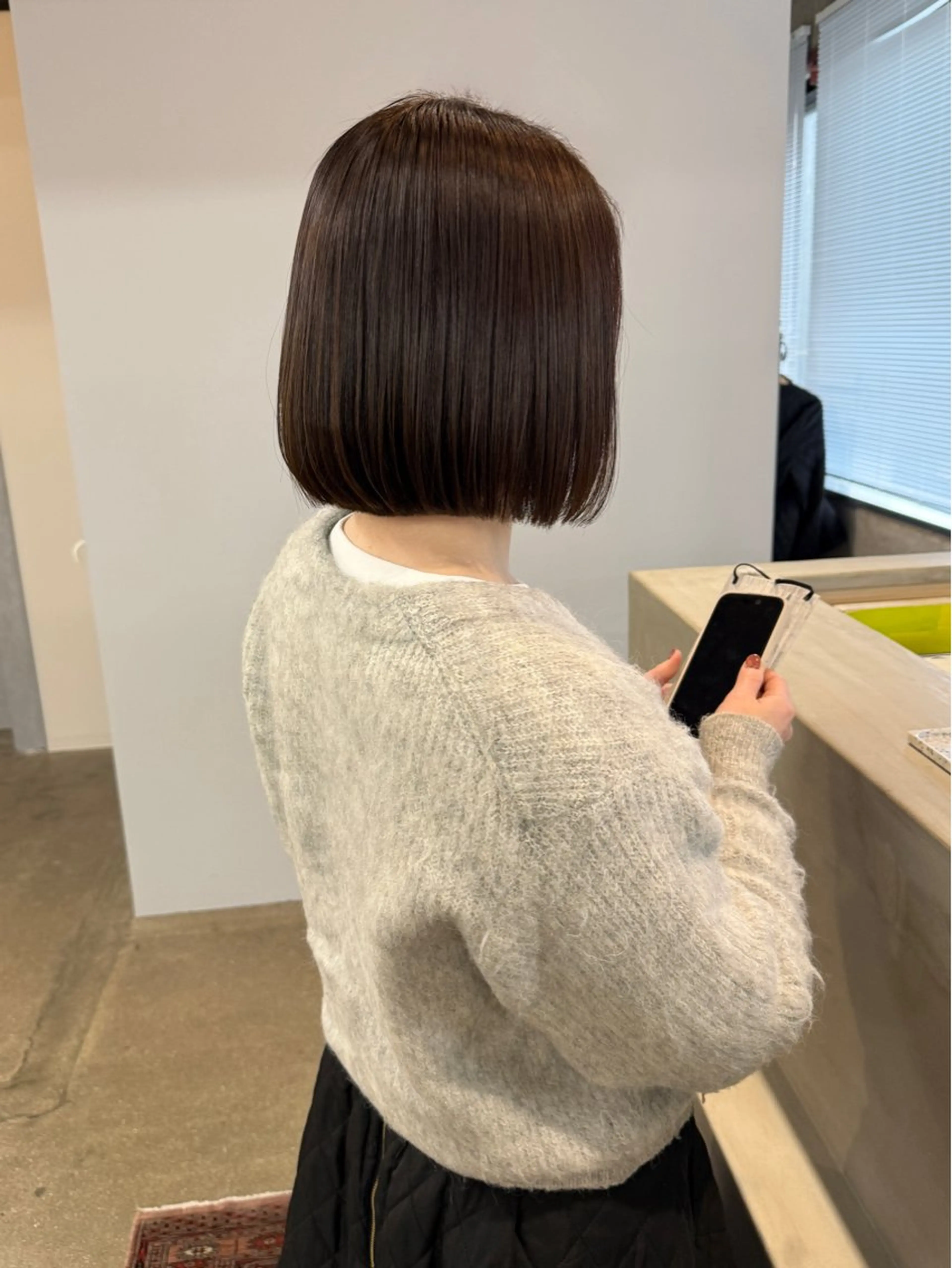 ショート カット 縮毛矯正 トリートメント ツチダ カホのヘアスタイル