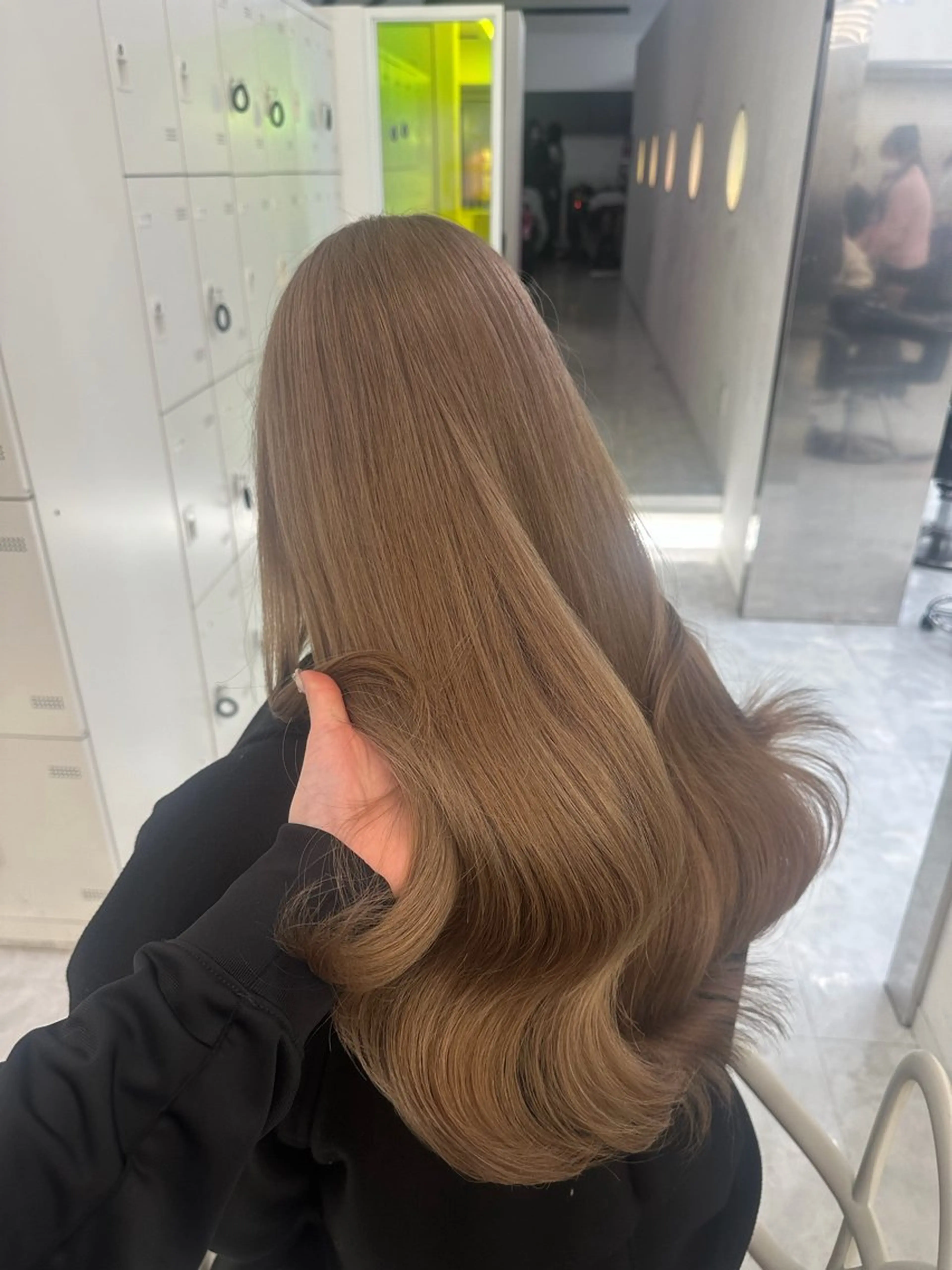 カラー ヘアカラー 透ける透明感カラー 🤍anju🎀のヘアスタイル