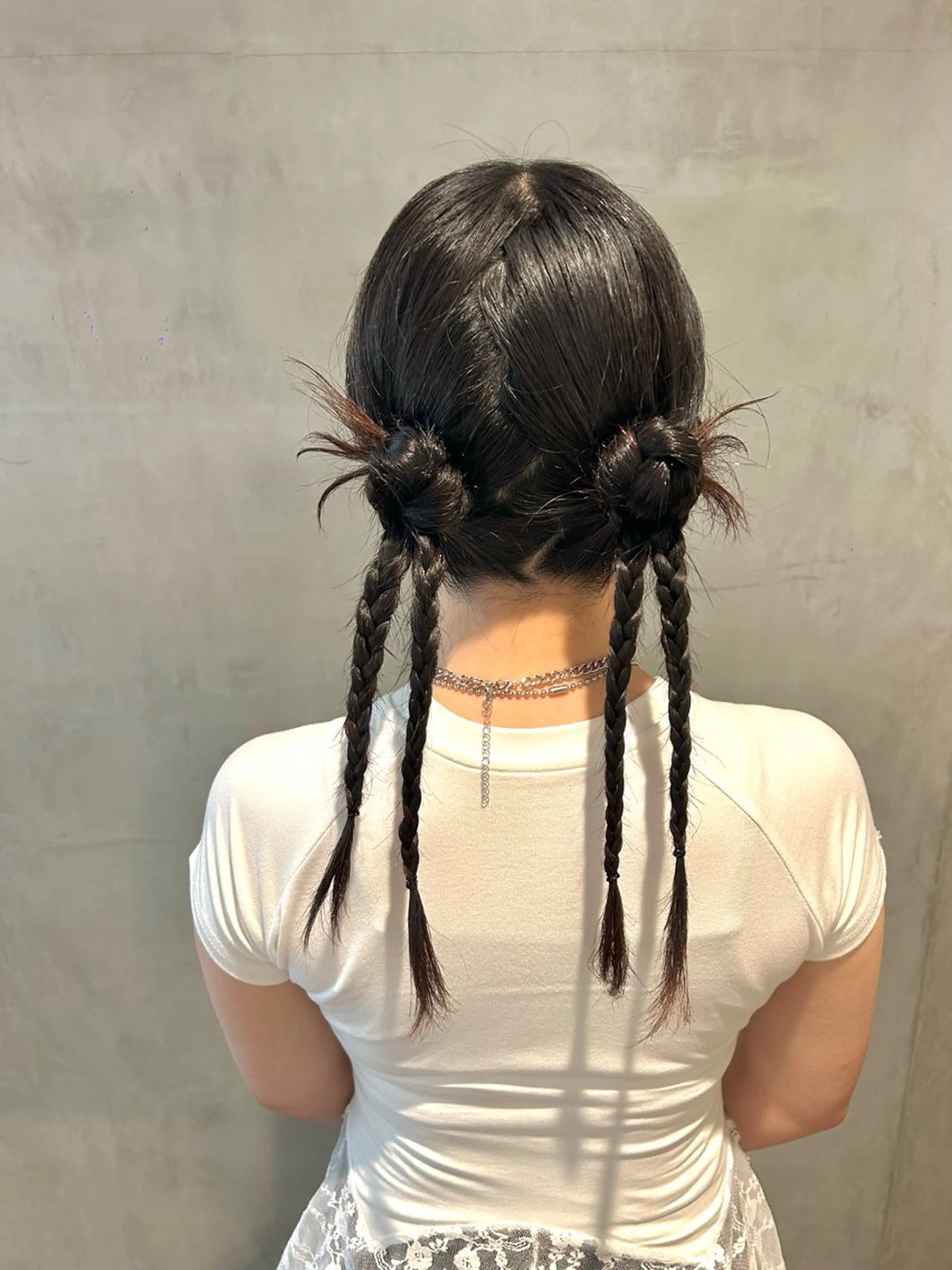 セミロング ヘアアレンジ L&Co所属・タナカ カナ🫧のヘアスタイル