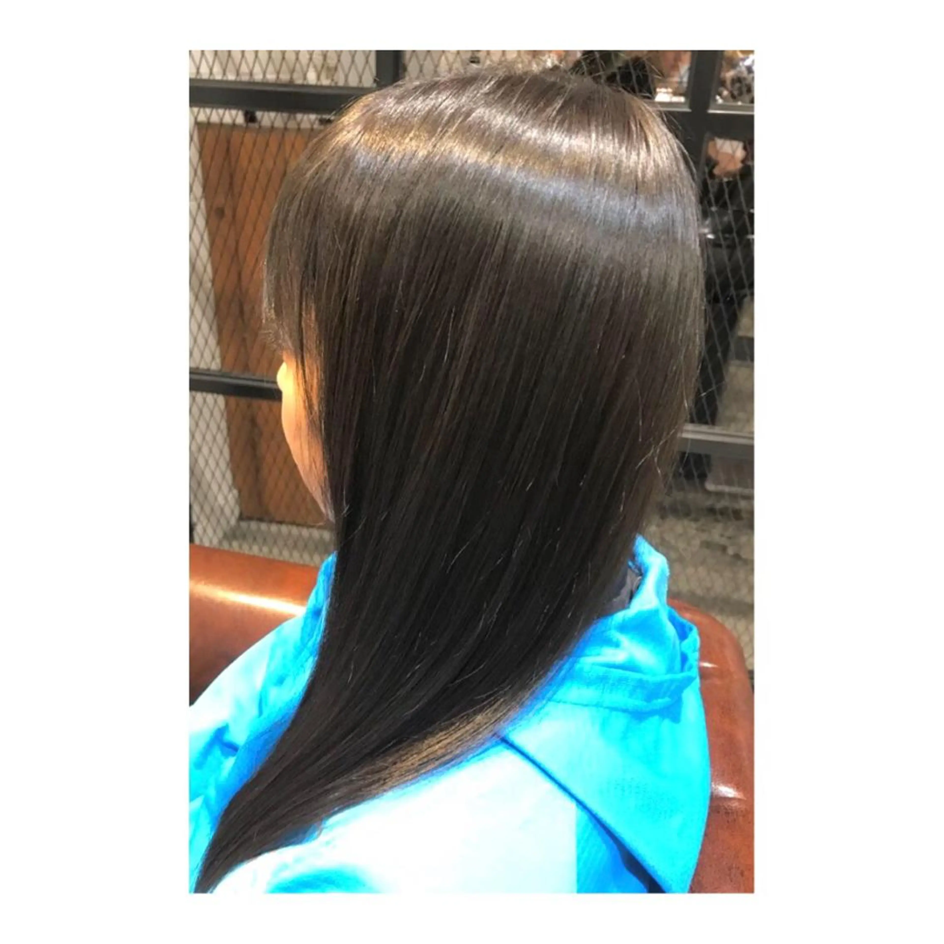 ロング パーマ 顔周りカット 髪質改善 縮毛矯正 竹嶌 健吾のヘアスタイル