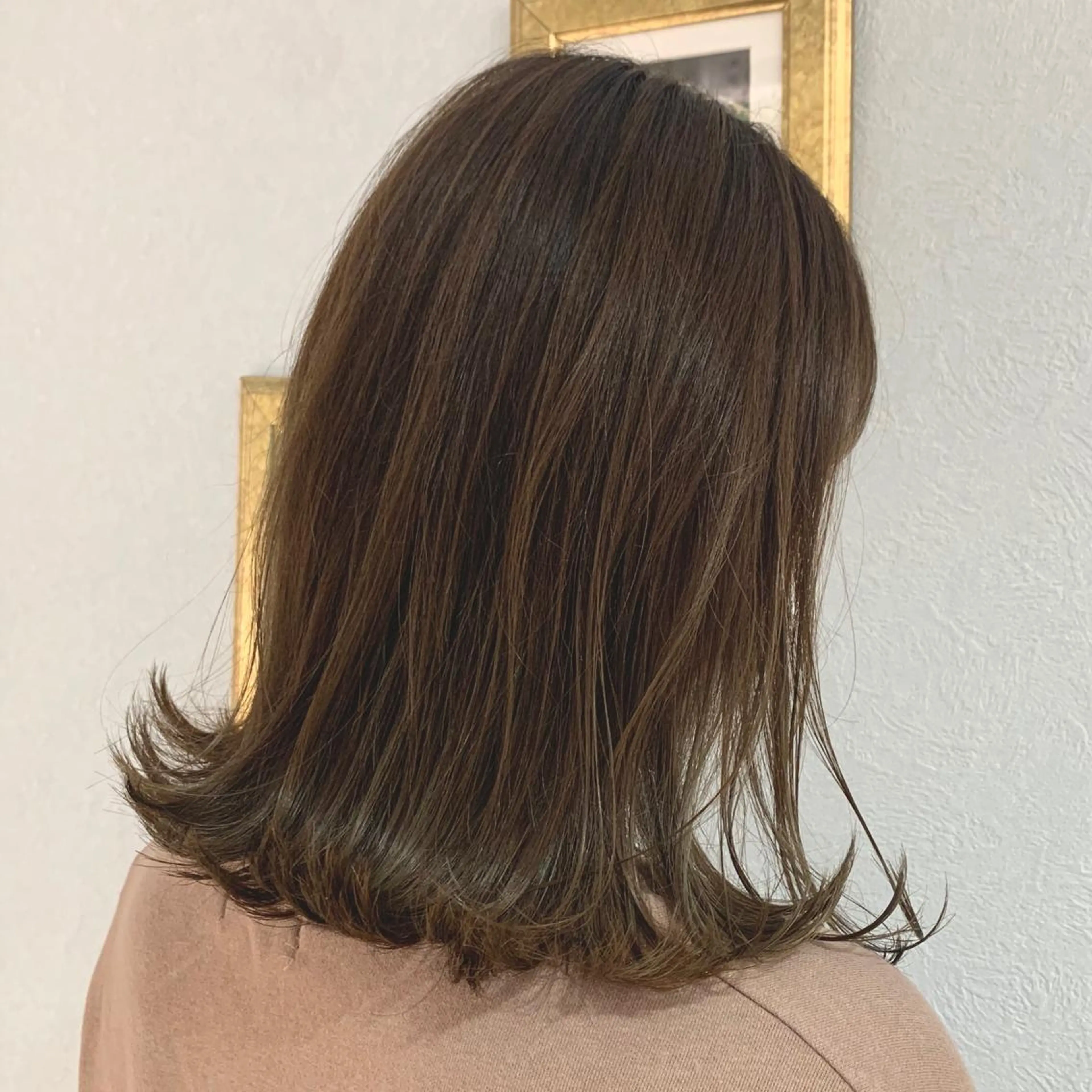 ミディアム カラー パーマ ヘアアレンジ Lond jeloud 名古屋所属・髪質改善 の達人/杉原碧仁のヘアスタイル