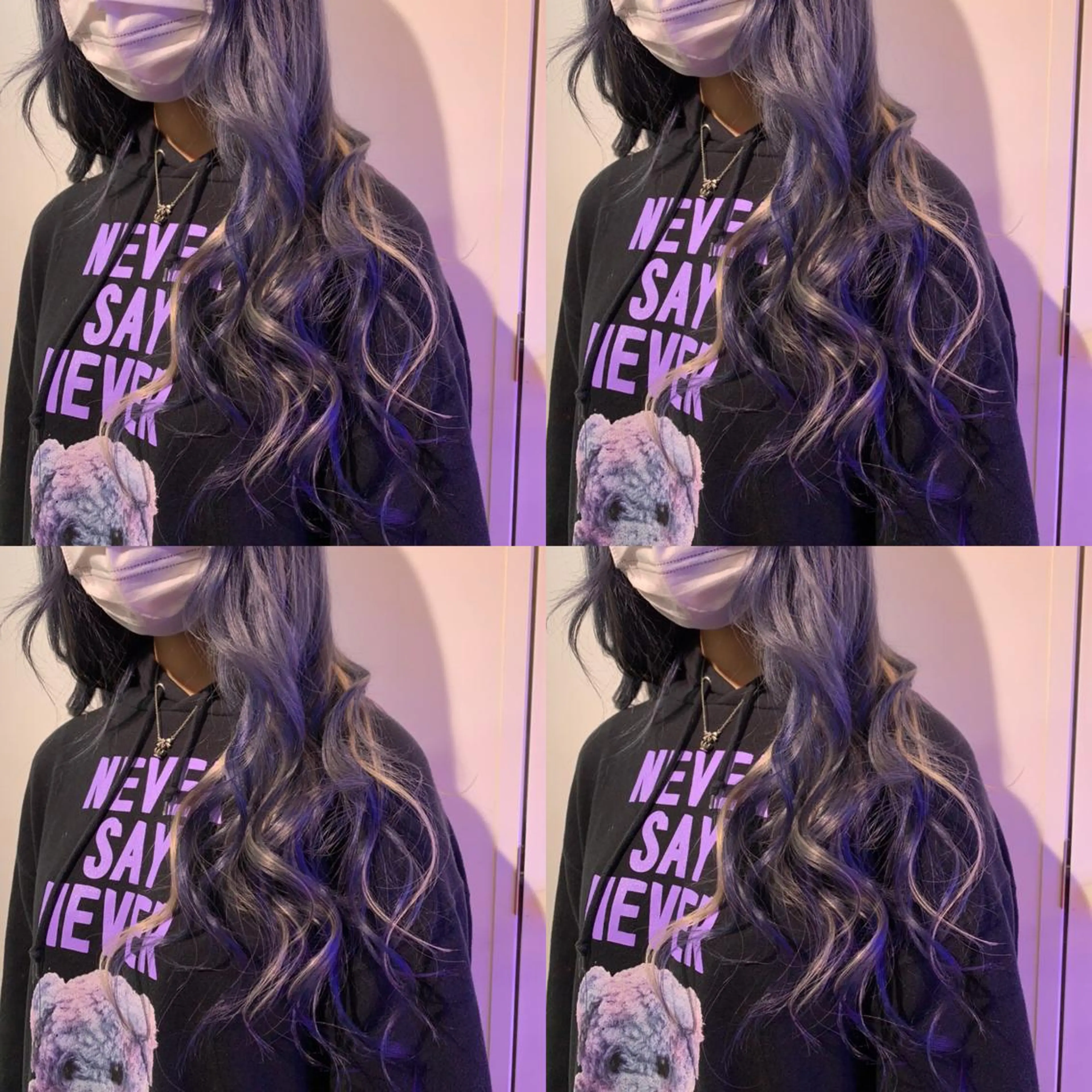 ロング ヘアカラー エクステ プルエクステ 🖤MIYUのヘアスタイル