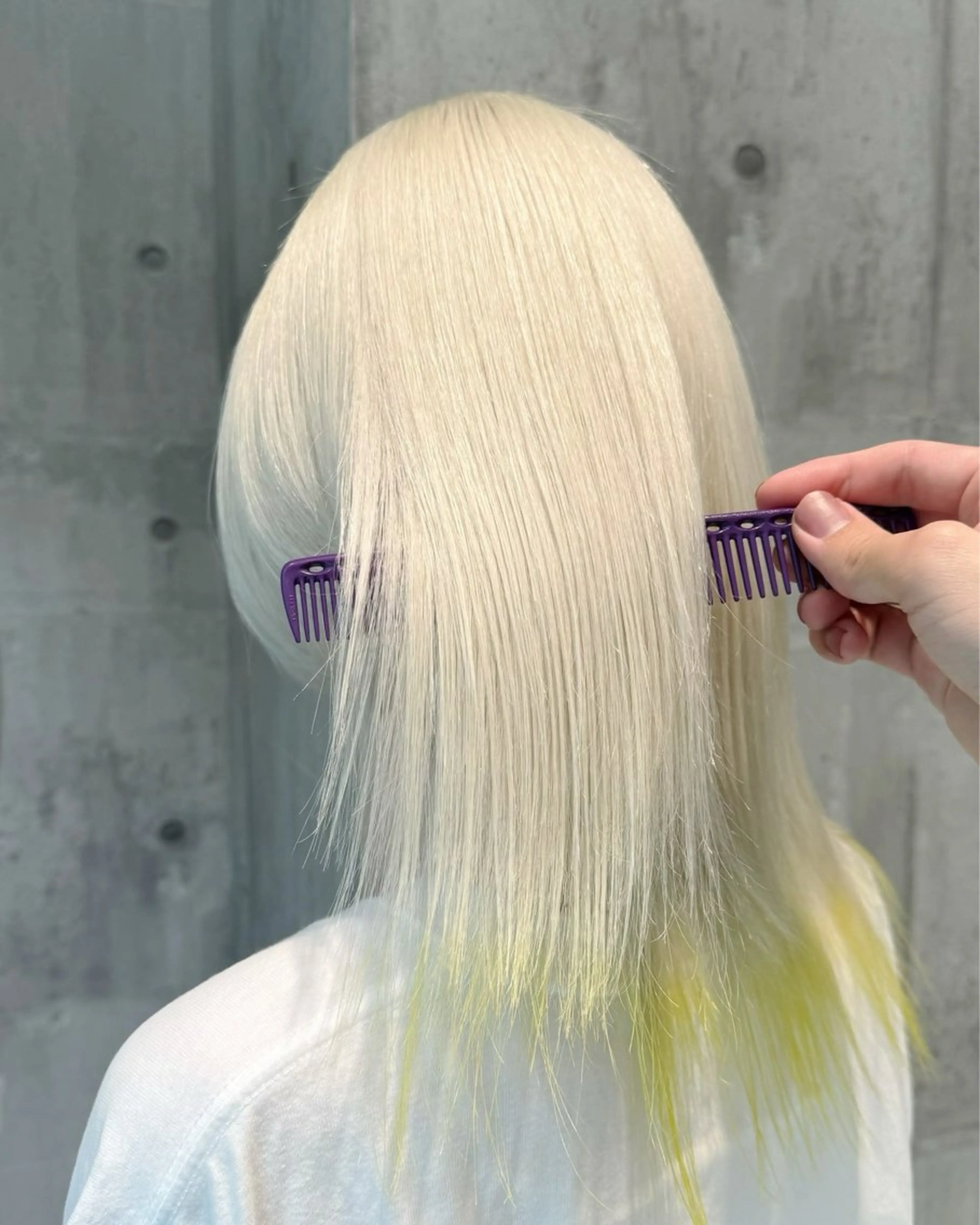 カラー 姫夏 /ハイトーン艶髪🎀のヘアスタイル