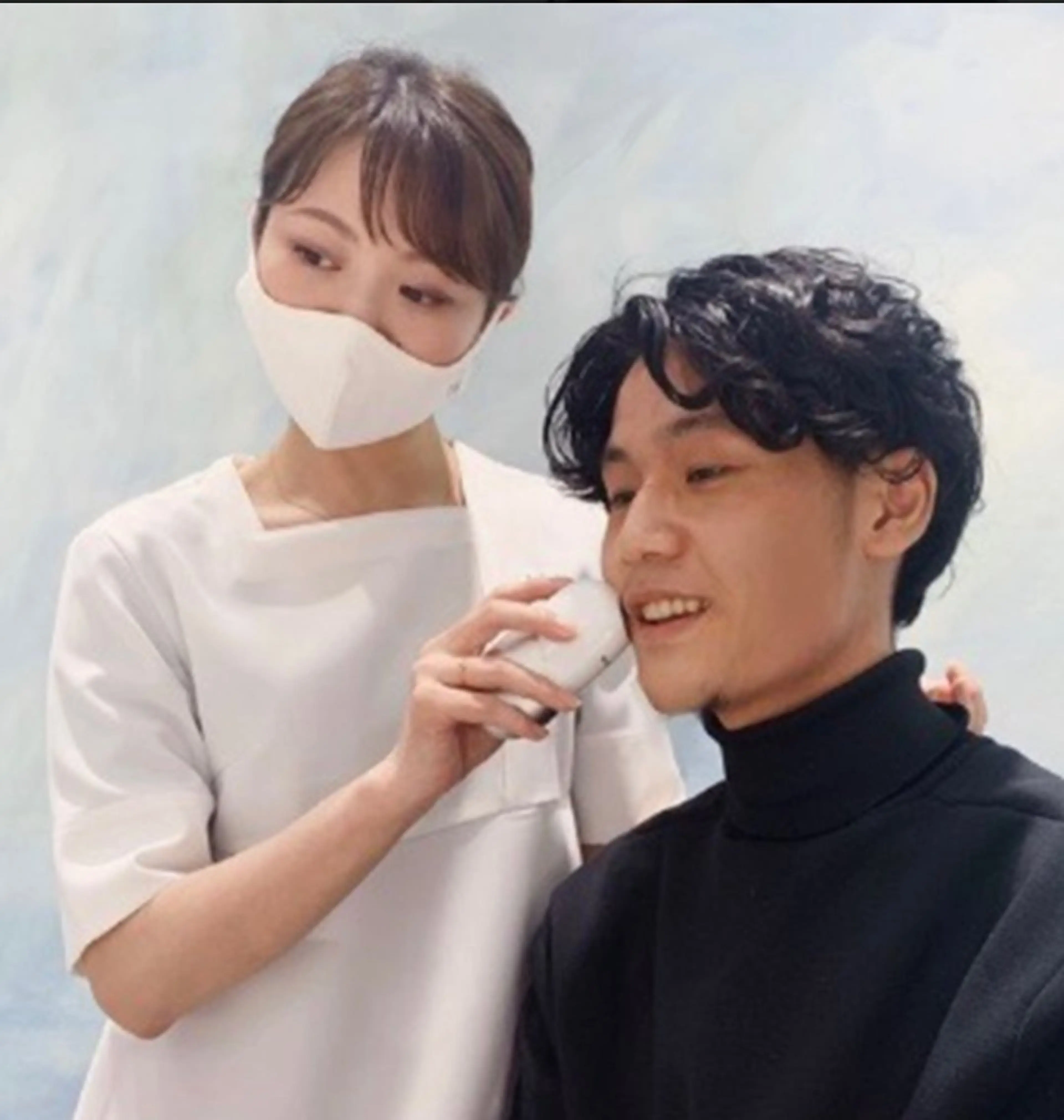 メンズ【特別プラン】肌分析&酵素洗顔&フェイスマッサージ✨古い角層を落とし、マッサージで老廃物を流し、すっきりモチ肌への写真